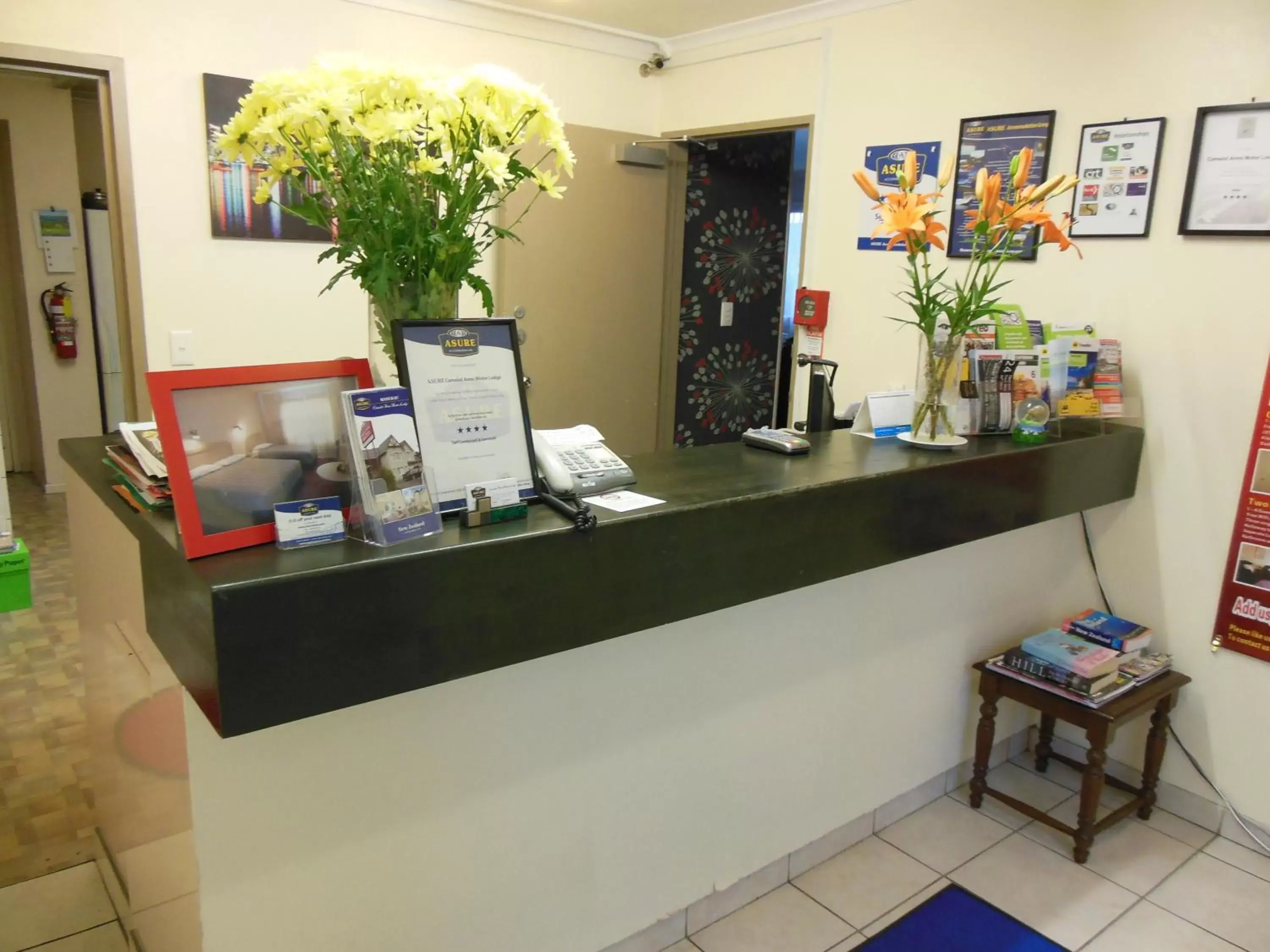 Lobby or reception in ASURE Camelot Arms Motor Lodge Lobby or reception in ASURE Camelot Arms Motor Lodge