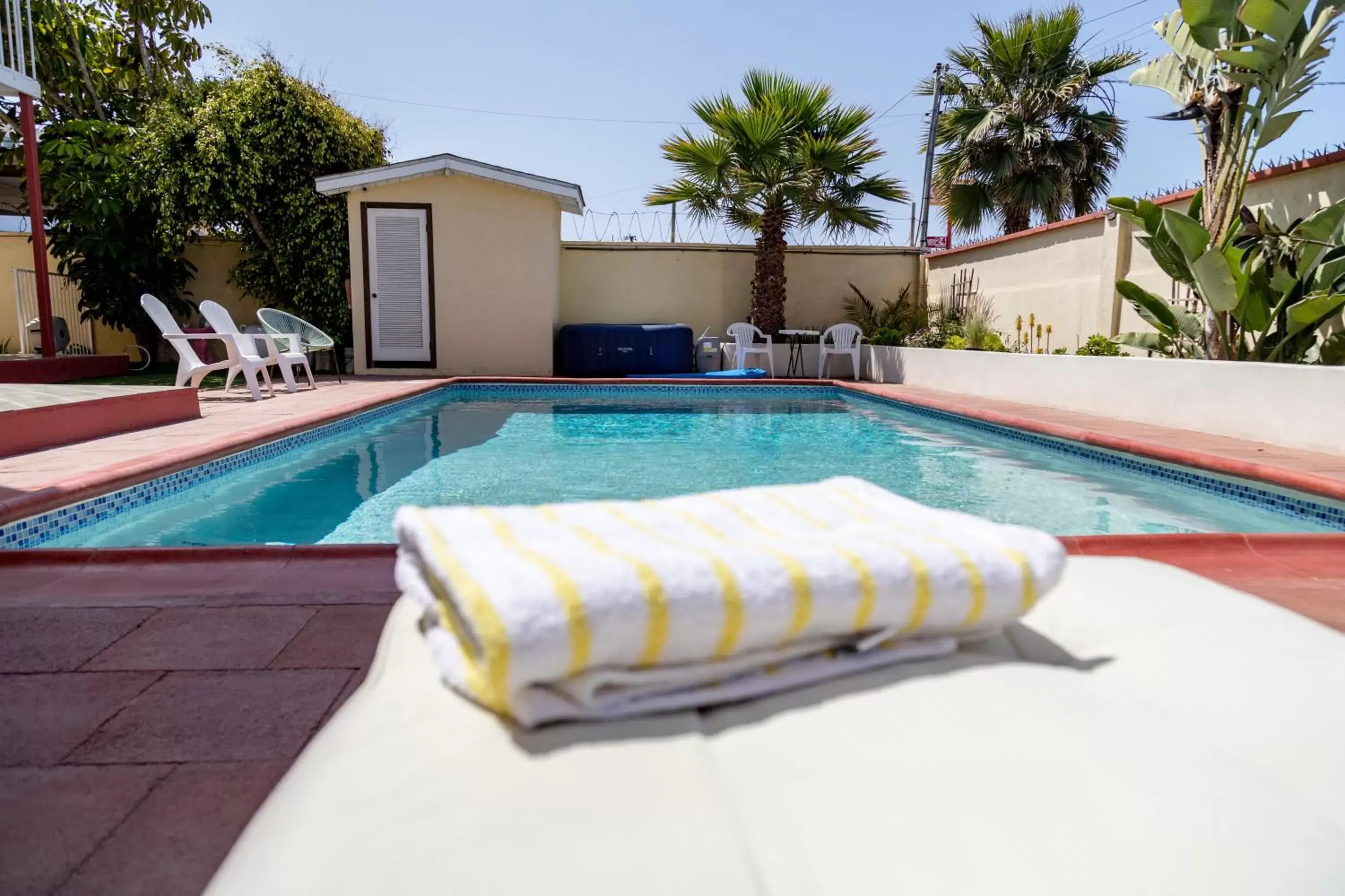 Swimming Pool in Playa Hermosa Inn at the beach