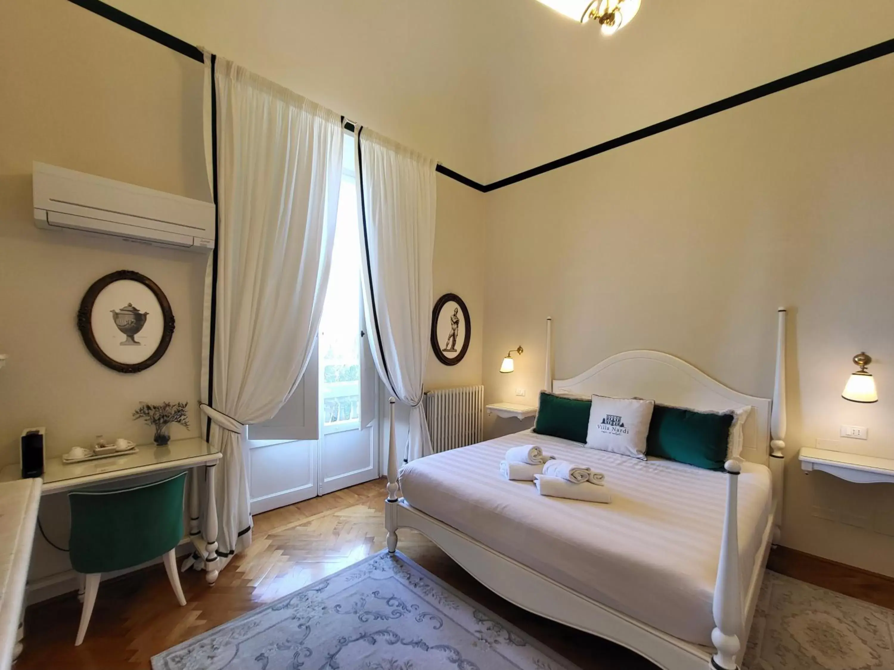 View (from property/room), Bed in Villa Nardi - Residenza D'Epoca