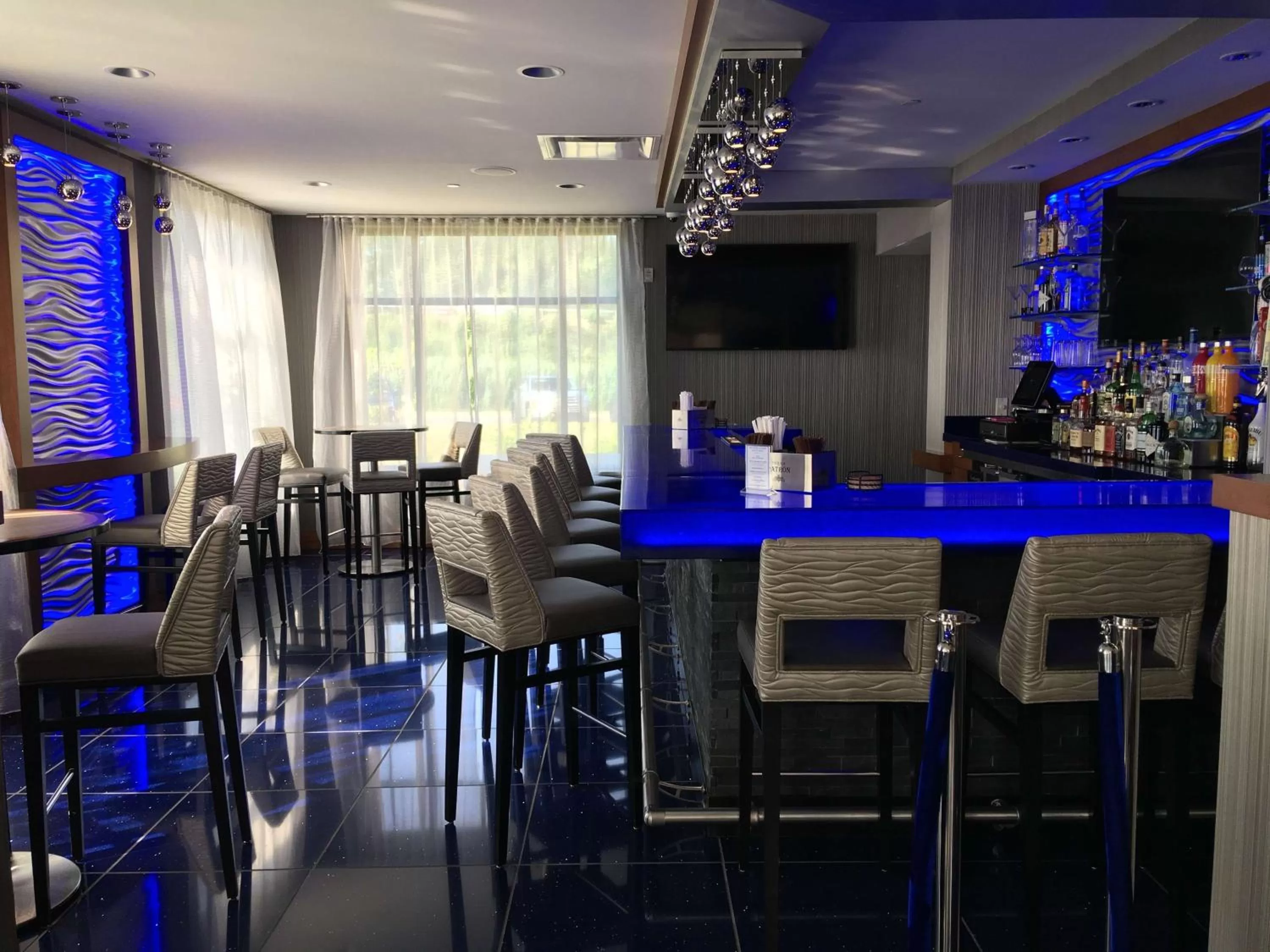 Lounge or bar in Hampton Inn & Suites Newburgh Stewart Airport, NY