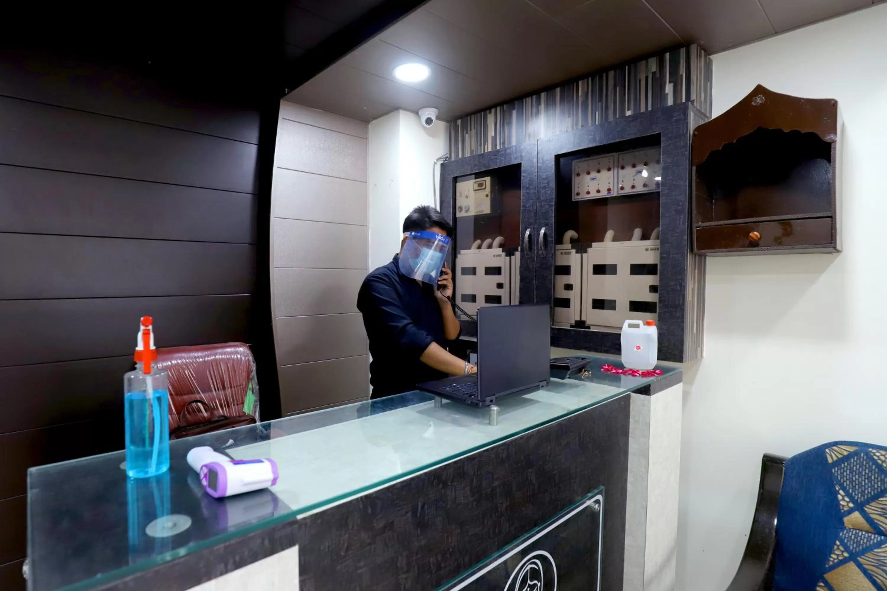 Lobby or reception in Perfectstayz Value Umra Grace - Near Haridwar Railway Station