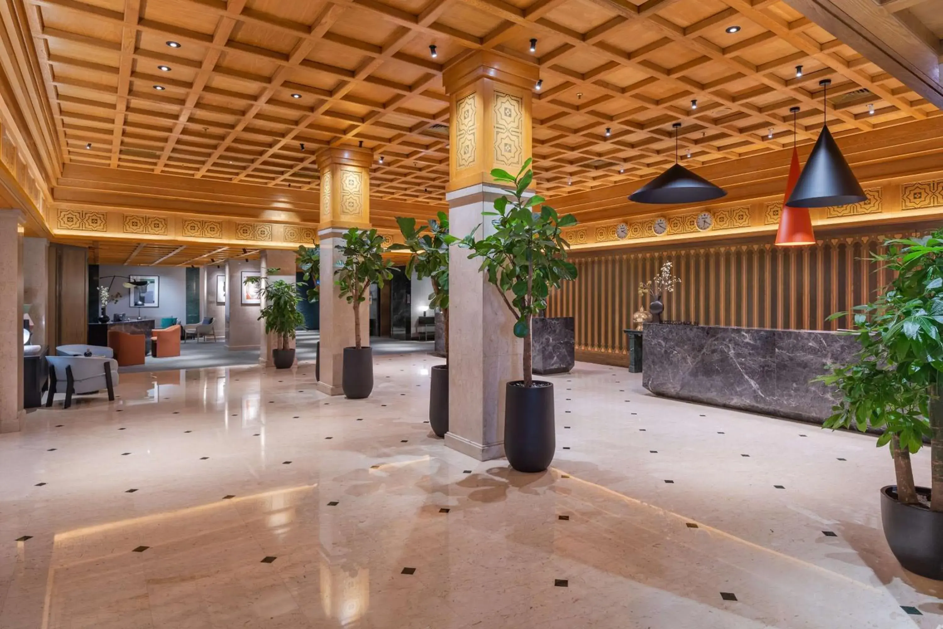 Lobby or reception in Radisson Blu Hotel, Dubai Deira Creek