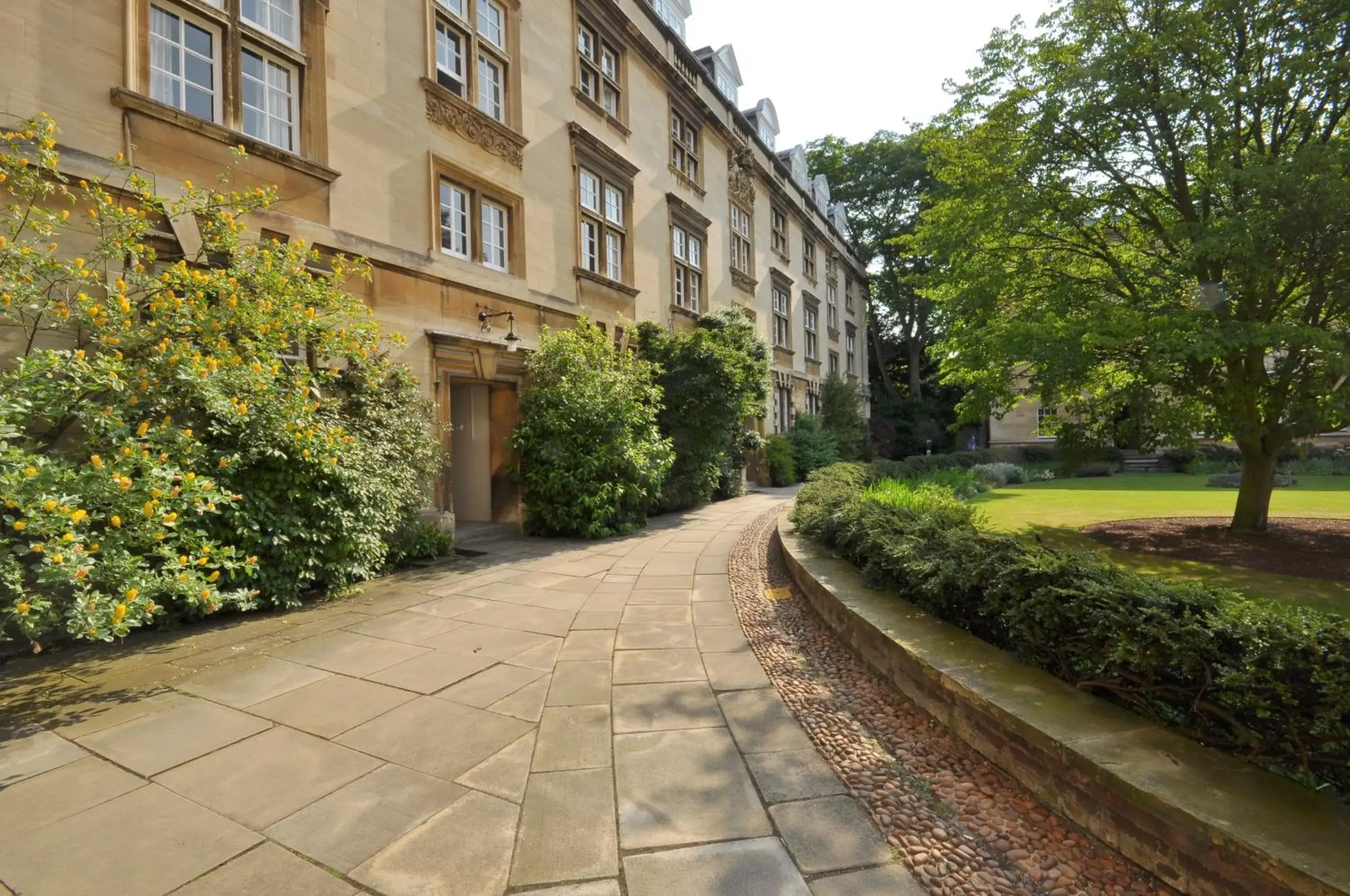 Garden, Property Building in Christs College Cambridge