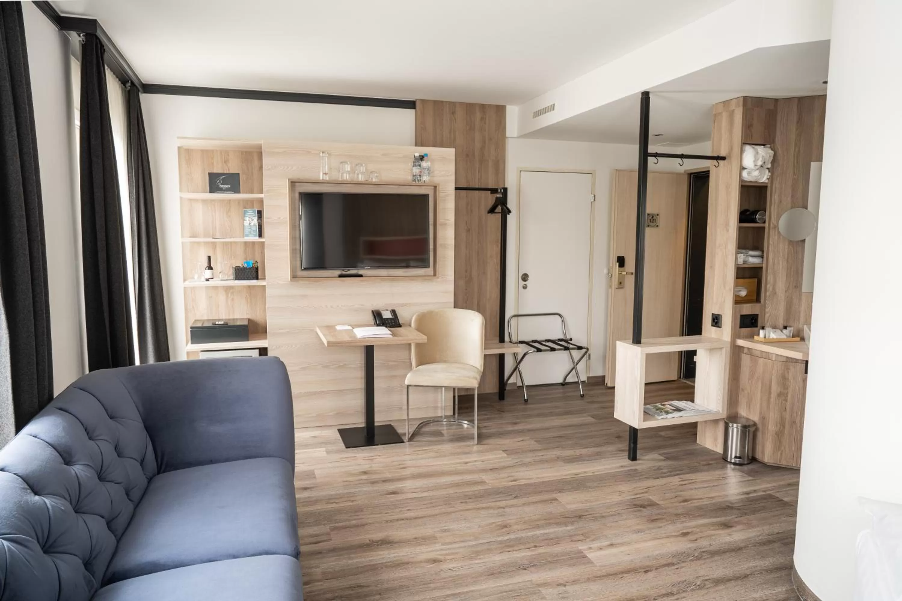 Seating area in Boutiquehotel Thessoni Classic & Self service Residence Home Zürich