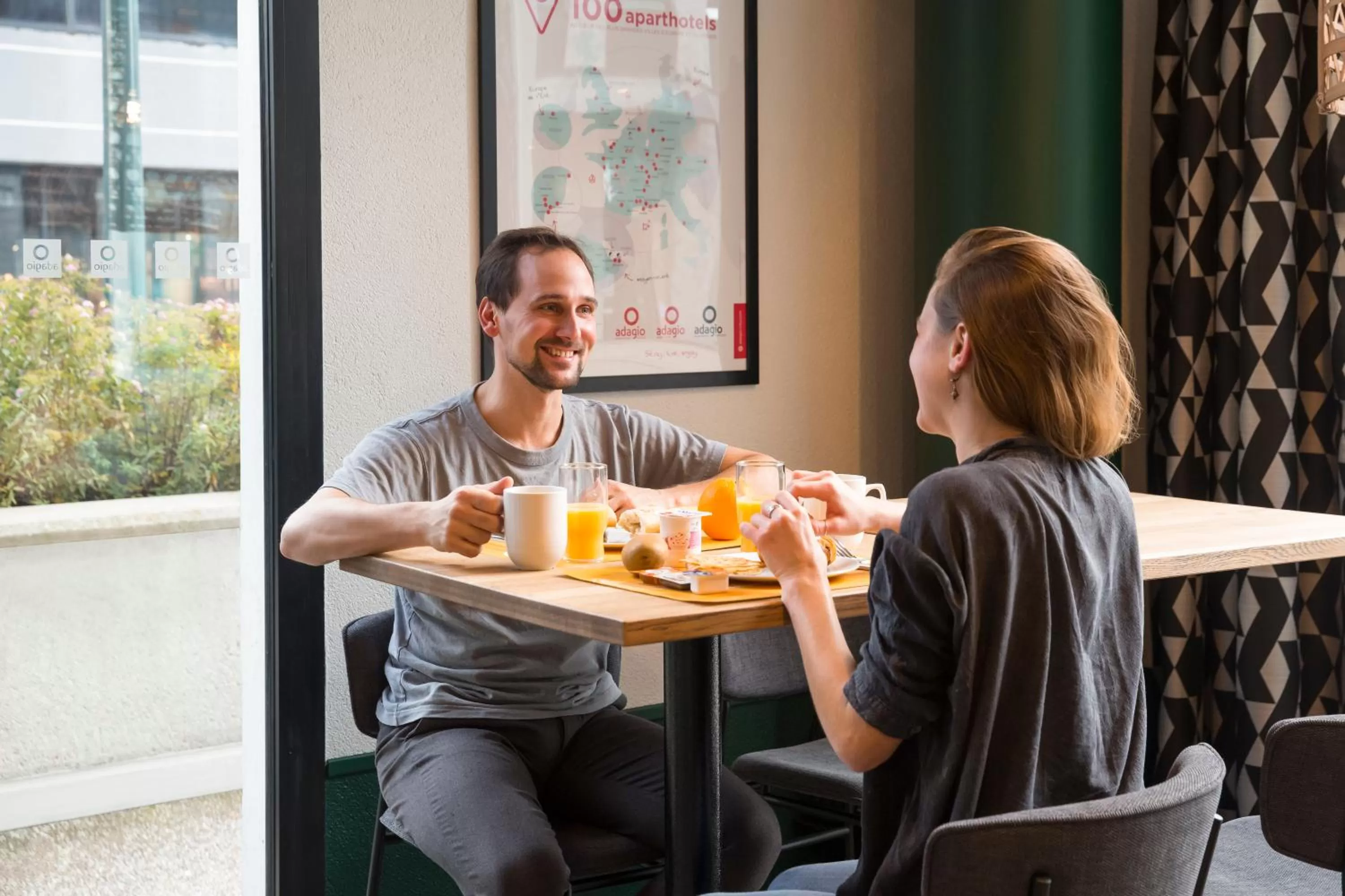 Breakfast in Aparthotel Adagio Annecy Centre