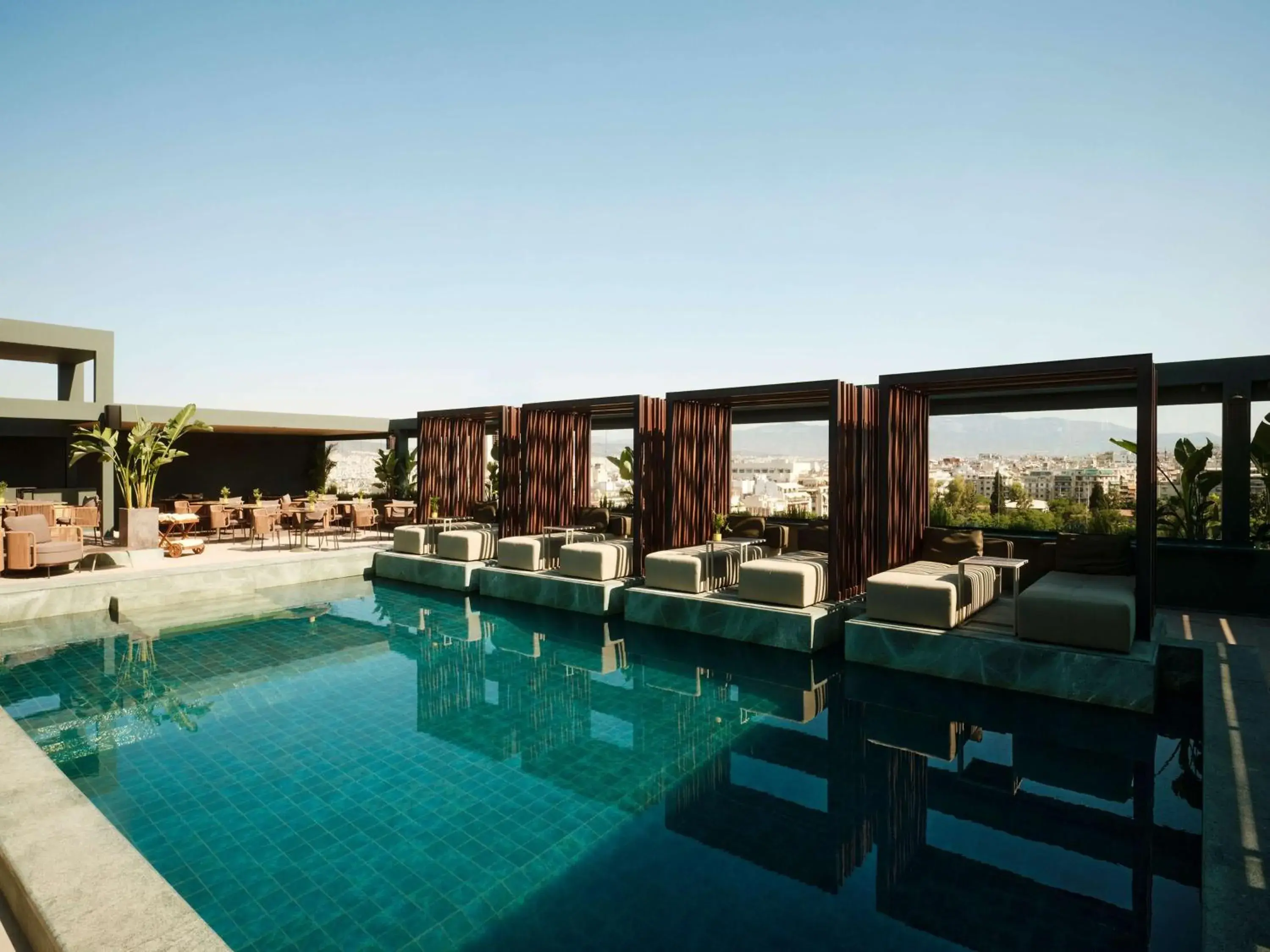 Pool view, Swimming Pool in Radisson Blu Park Hotel Athens