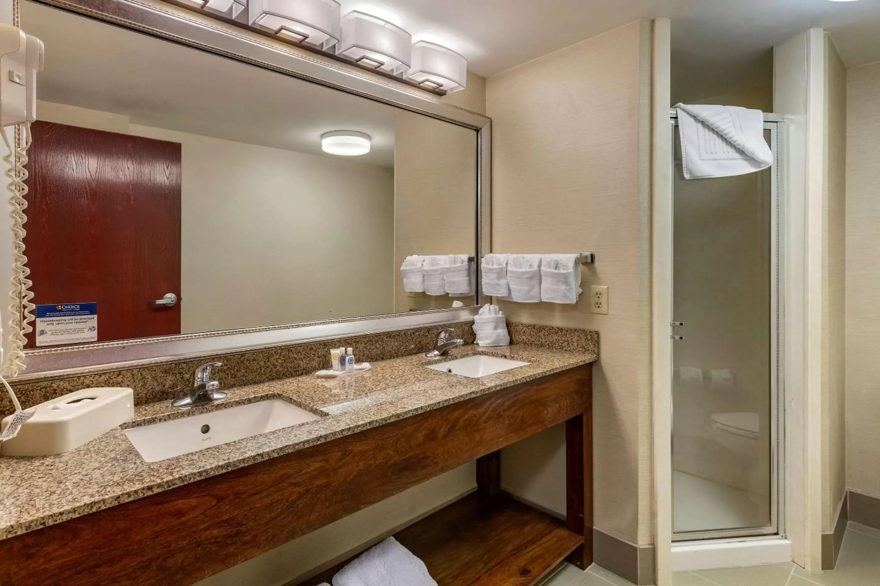 Photo of the whole room, Bathroom in Comfort Suites Manassas