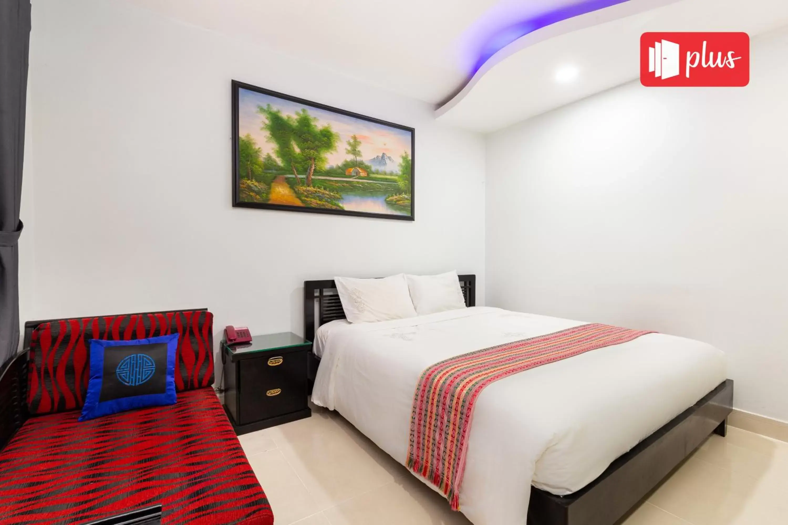 Bed in Saigon Pink Hotel Bed in Saigon Pink Hotel