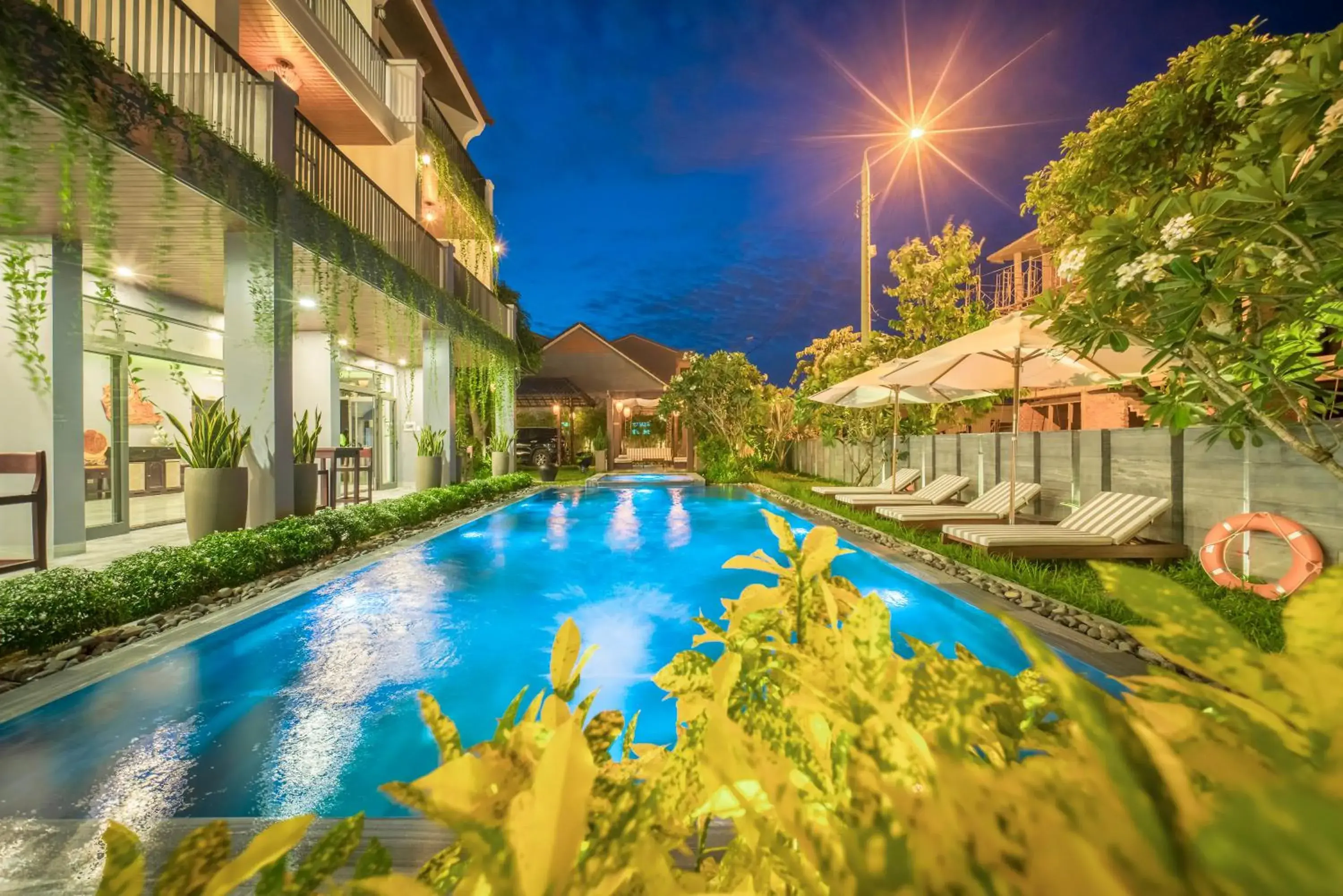 Garden view, Swimming Pool in Dai An Phu Villa