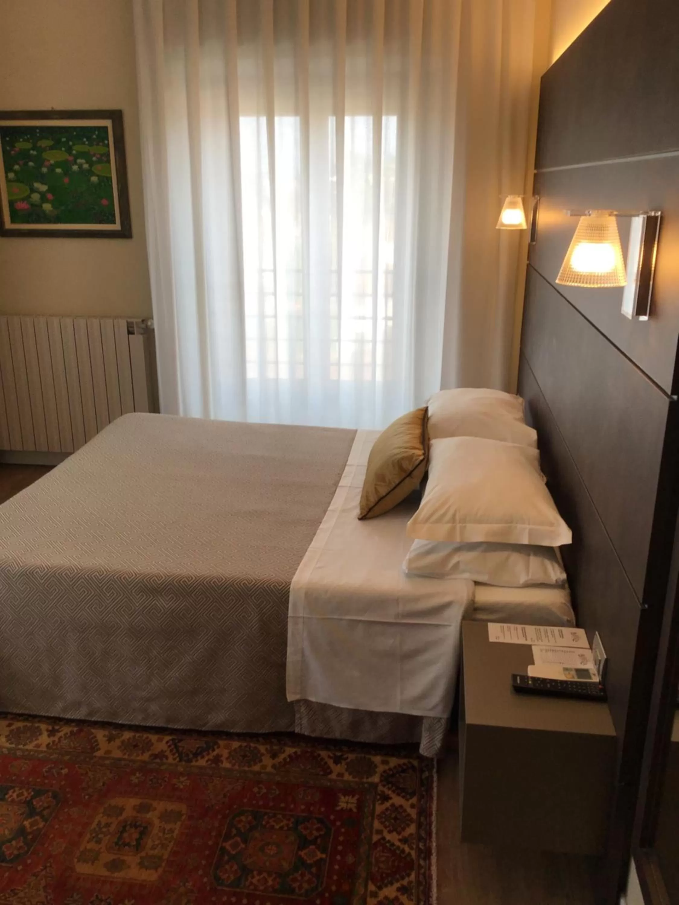 Bed in Hotel La Nuova Rotaia