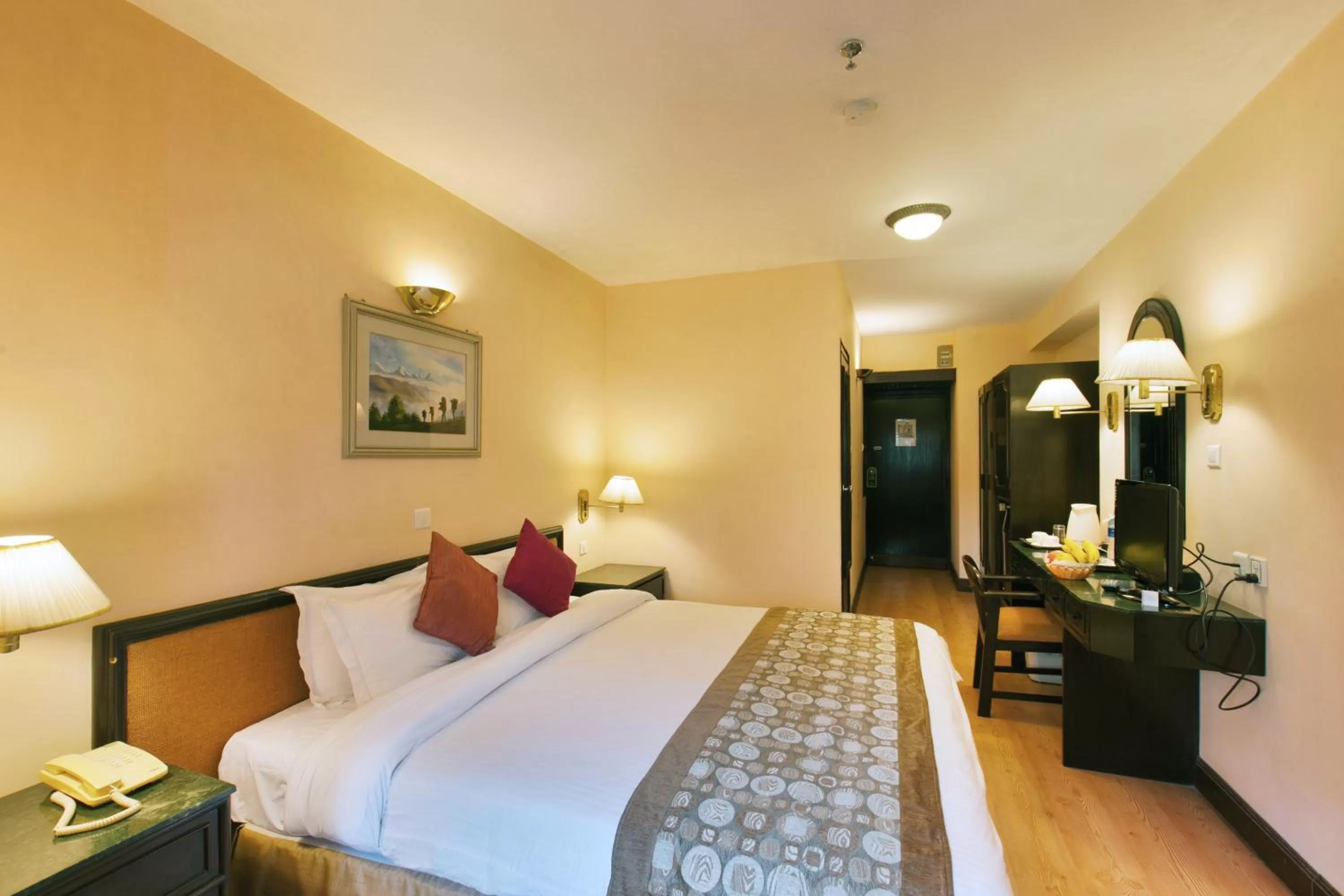 Photo of the whole room, Bed in Hotel Shanker-Palatial Heritage Kathmandu