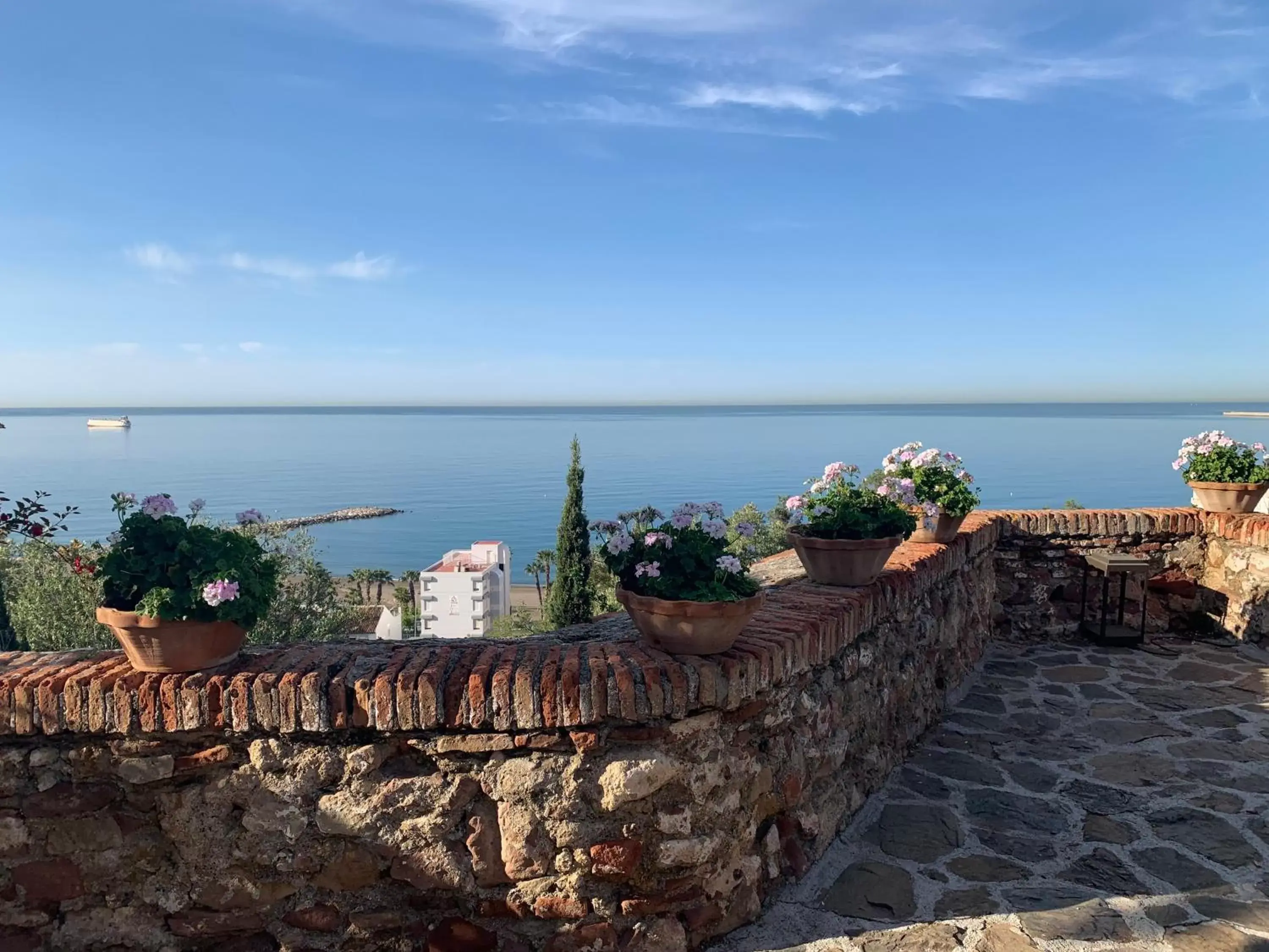 Balcony/Terrace, Sea View in Soho Boutique Castillo de Santa Catalina - Adults Recommended