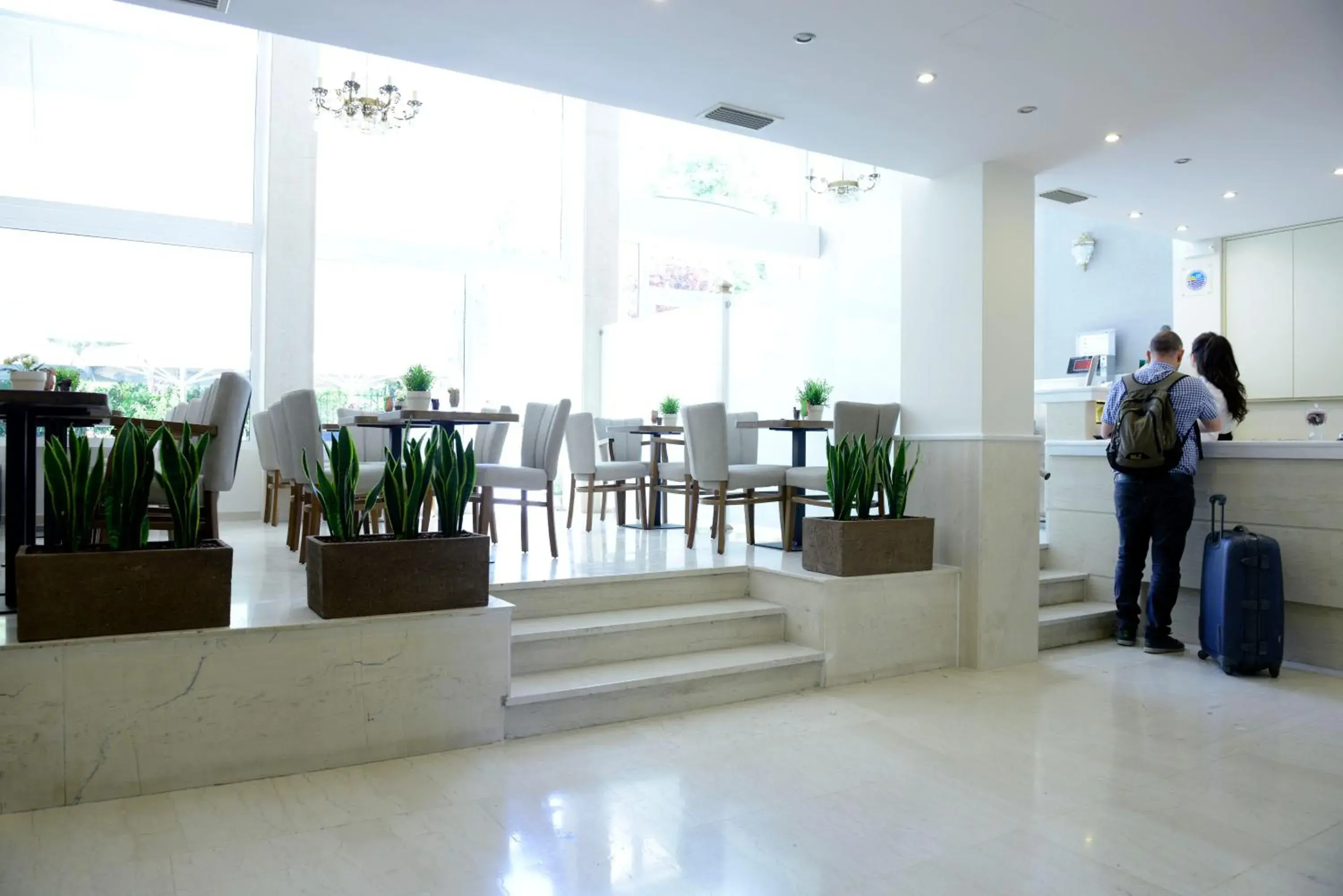 Lobby or reception in Phidias Hotel