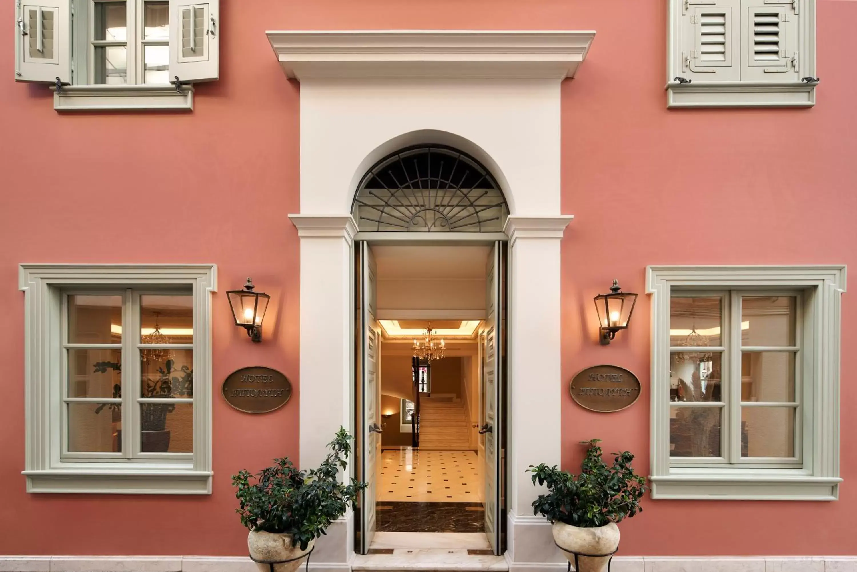 Property building in Hotel Ippoliti Property building in Hotel Ippoliti