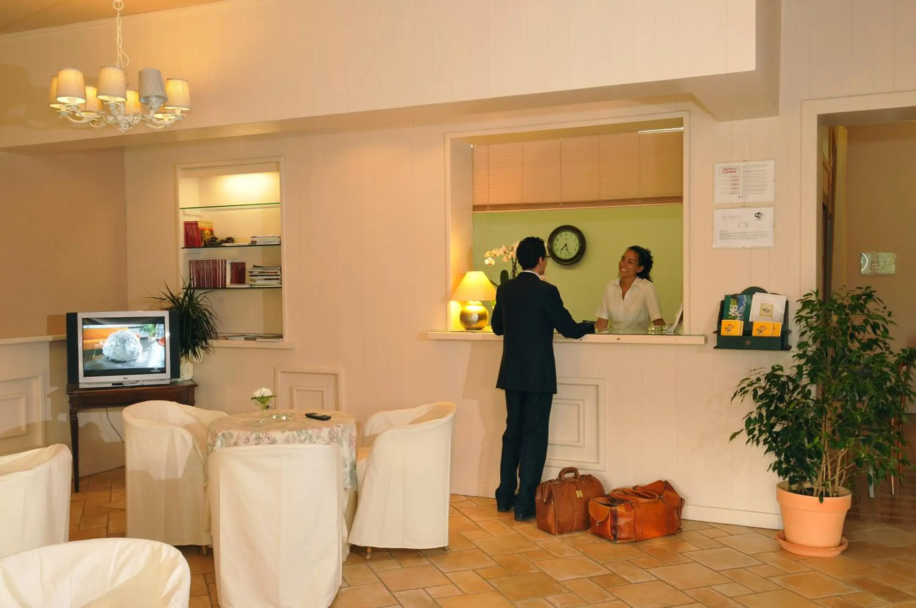 Lobby or reception in La Quiete Park Hotel