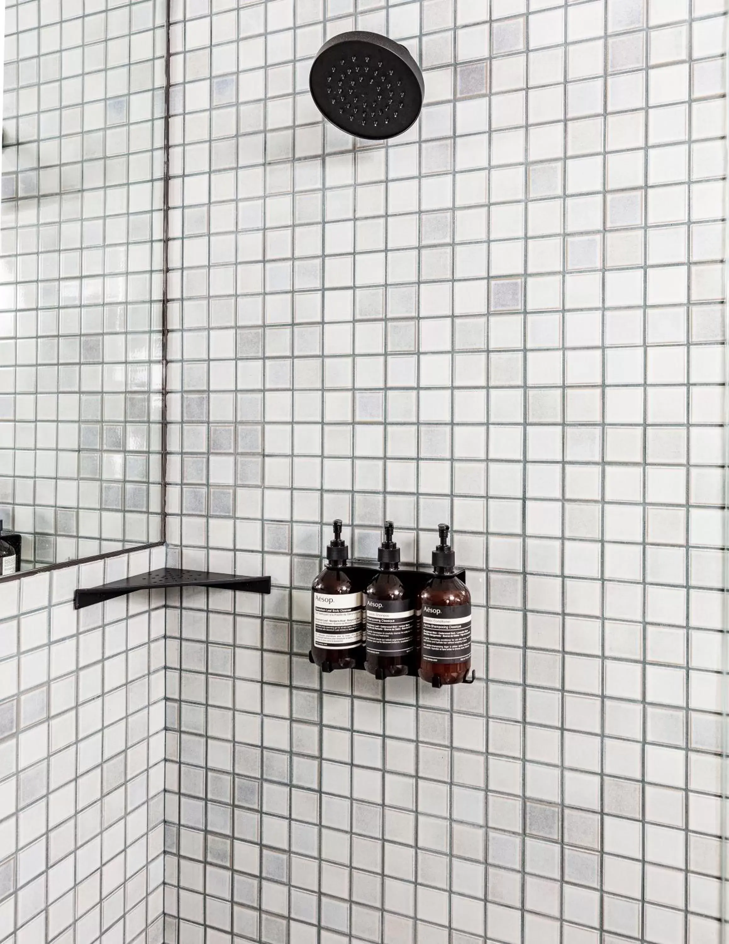 Shower, Bathroom in Hotel June, Los Angeles, a Member of Design Hotels