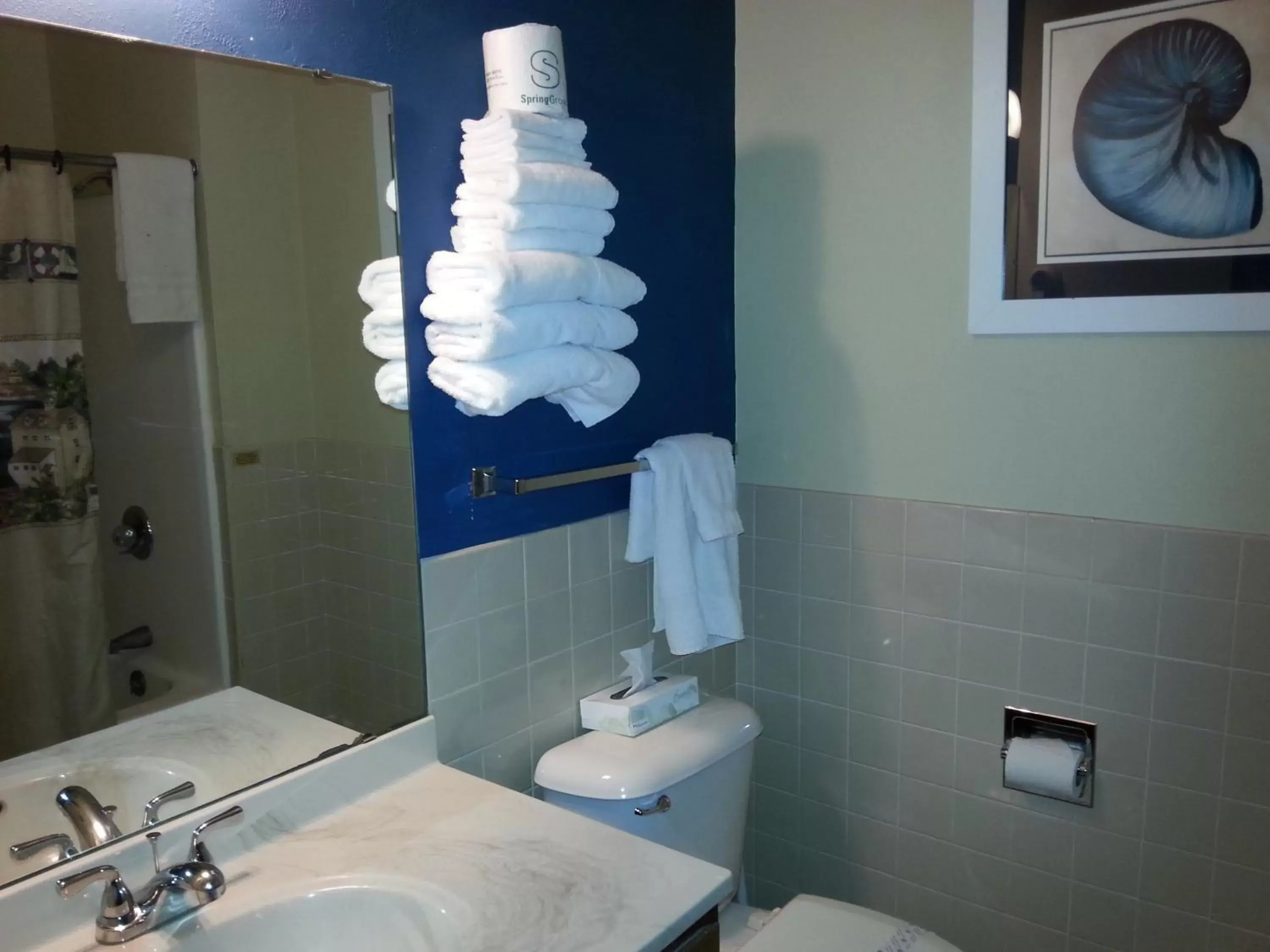 Bathroom in Beach Harbor Resort