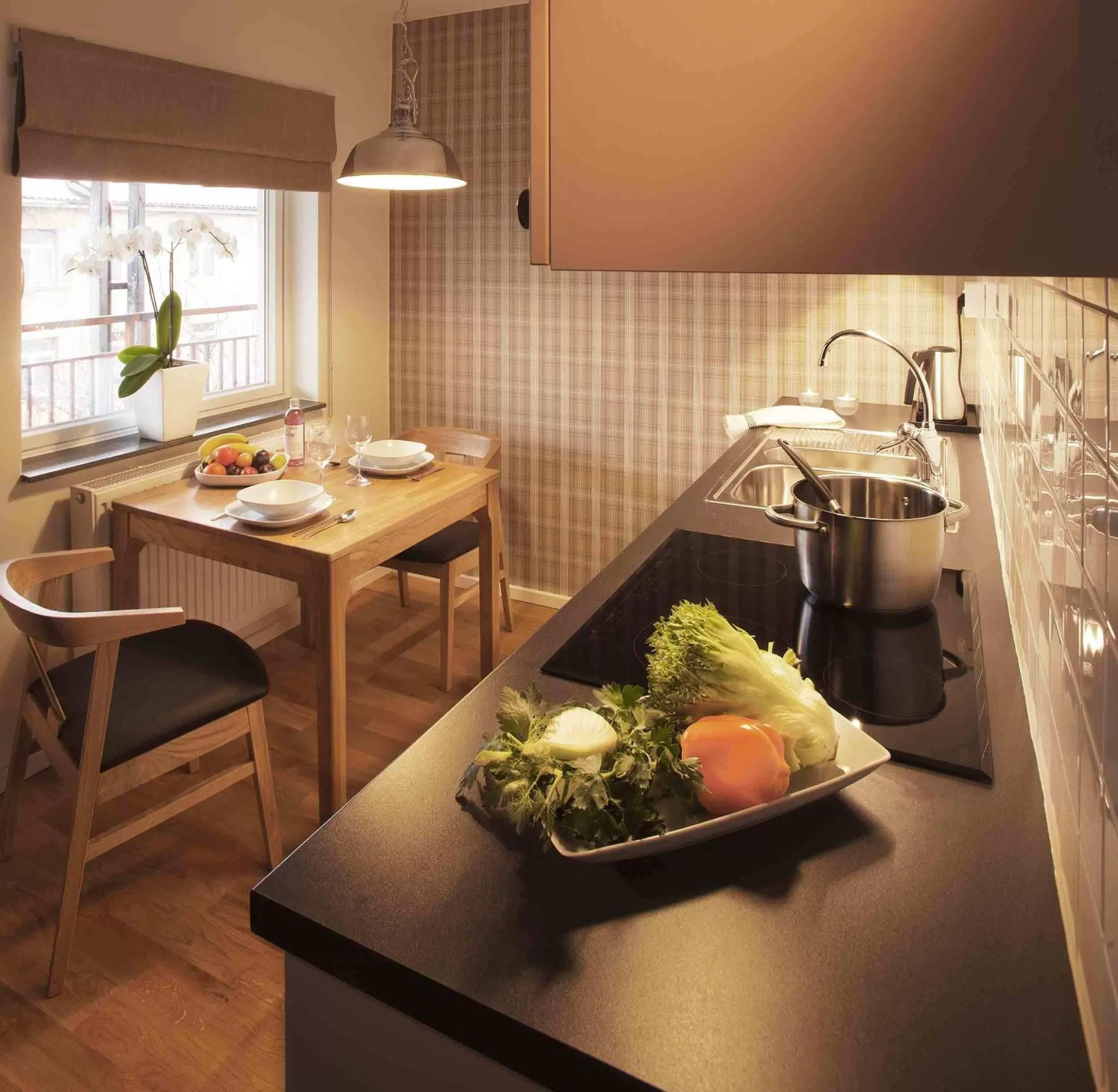 Kitchen or kitchenette in Bosön Hotell & Konferens