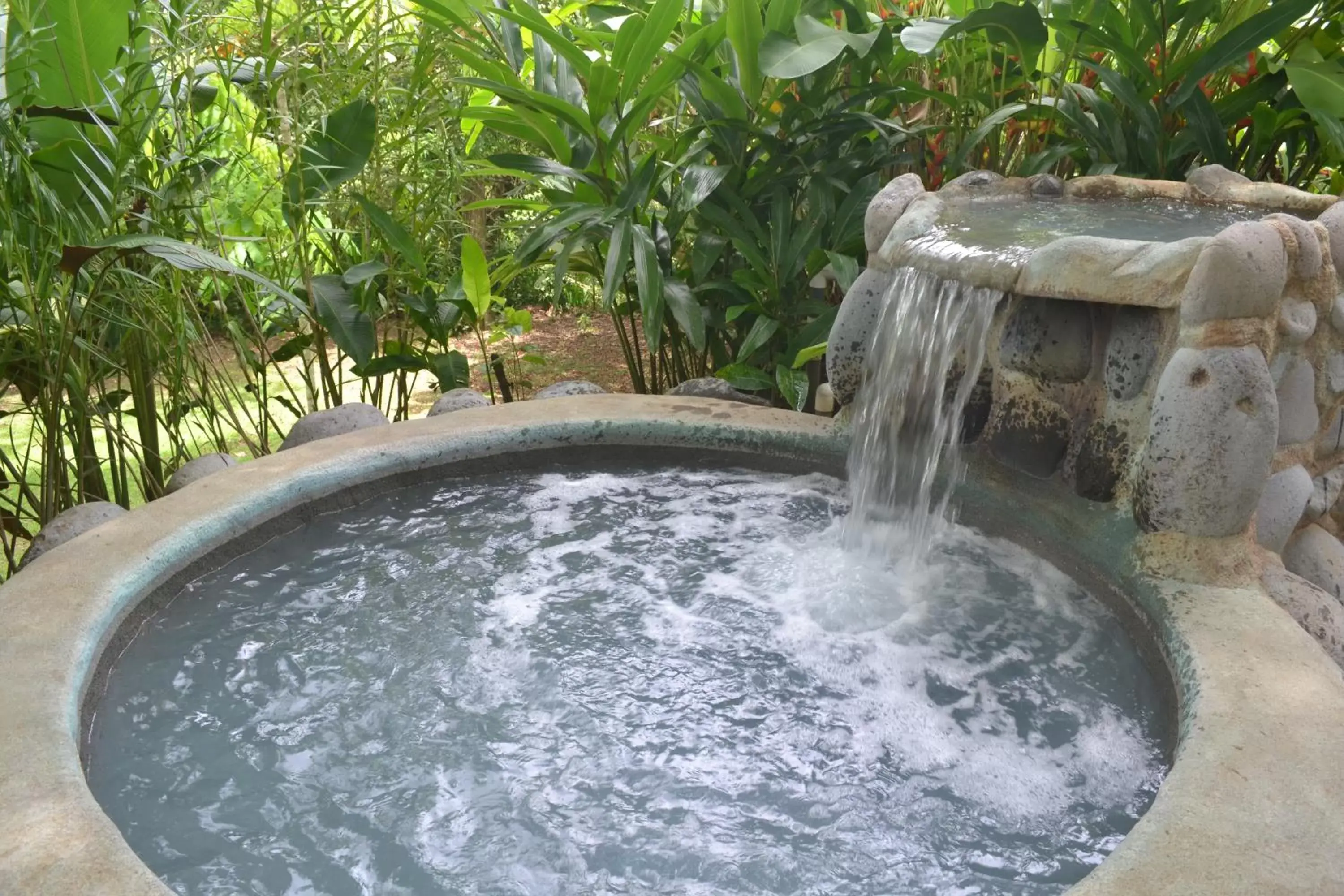 Open Air Bath, Swimming Pool in Volcano Lodge, Hotel & Thermal Experience