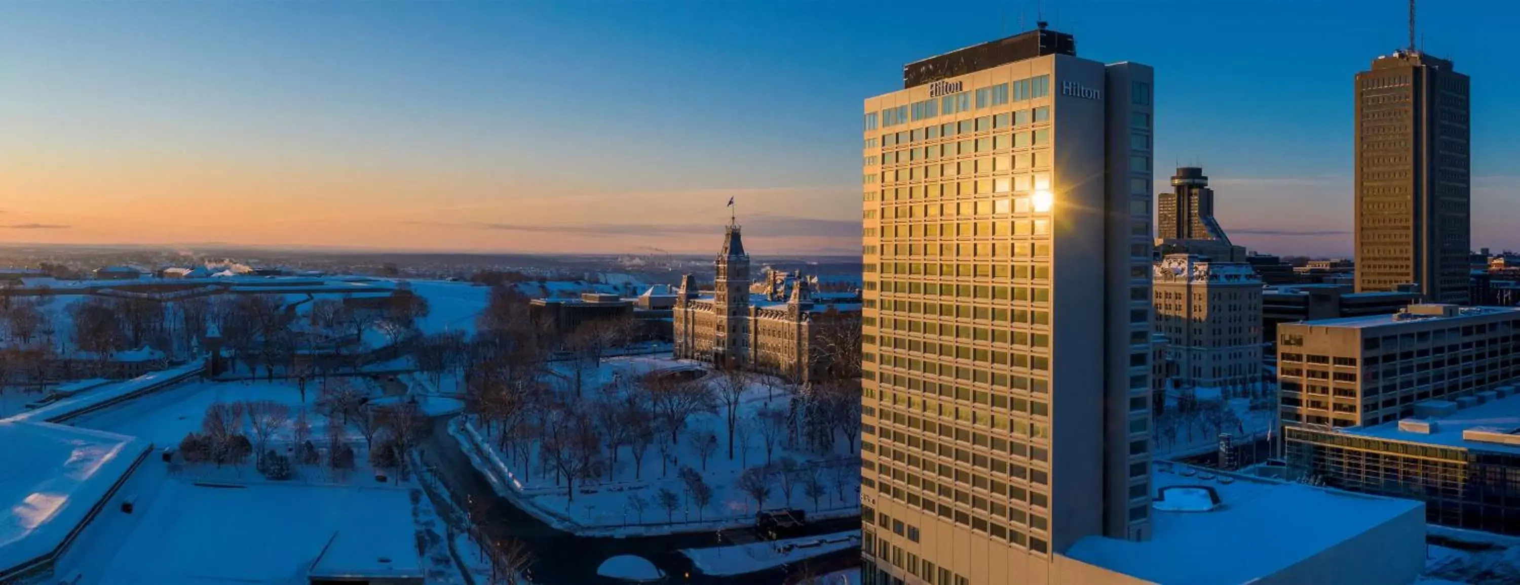 Property building in Hilton Québec