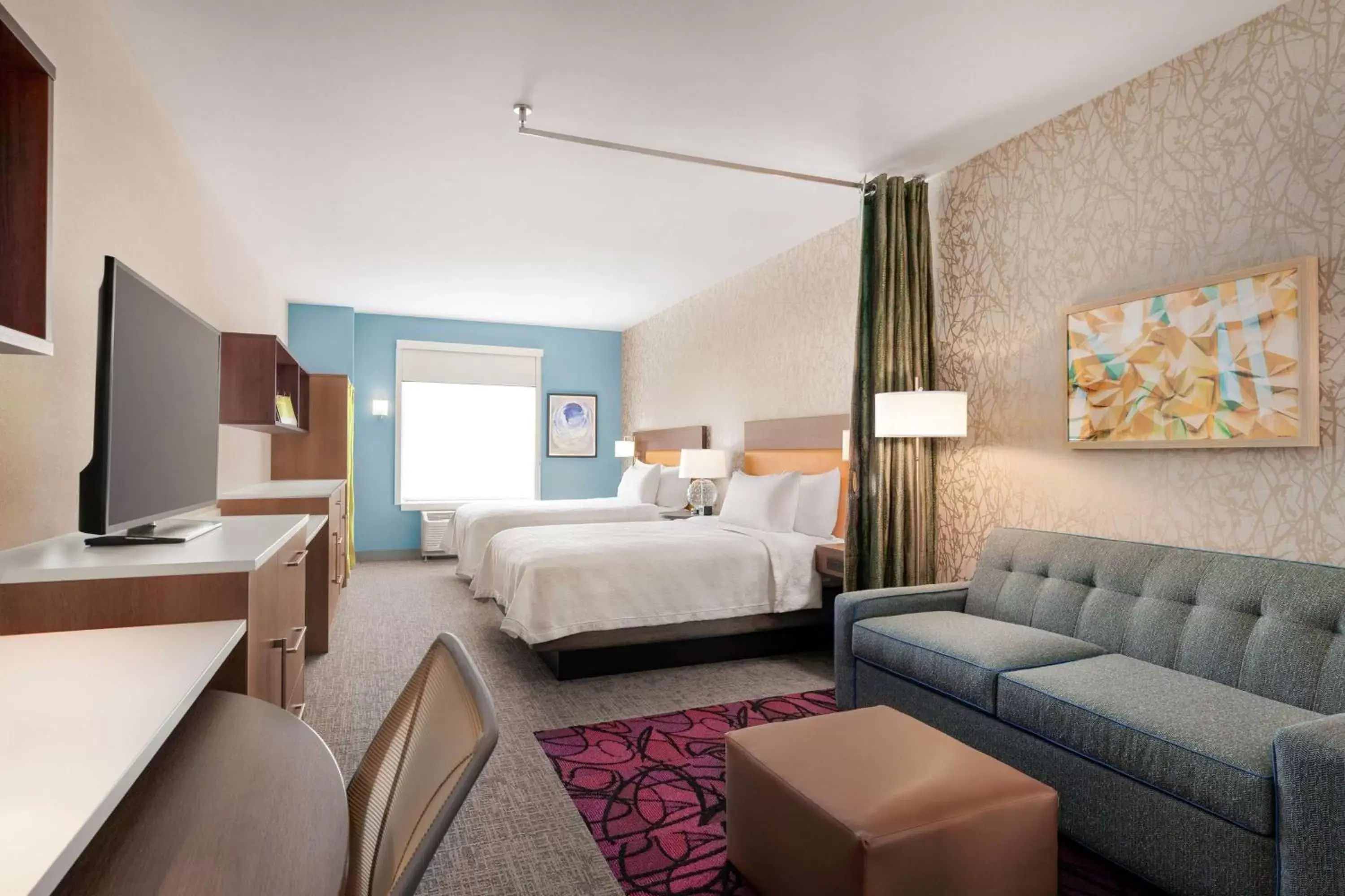Bedroom in Home2 Suites By Hilton Harrisburg