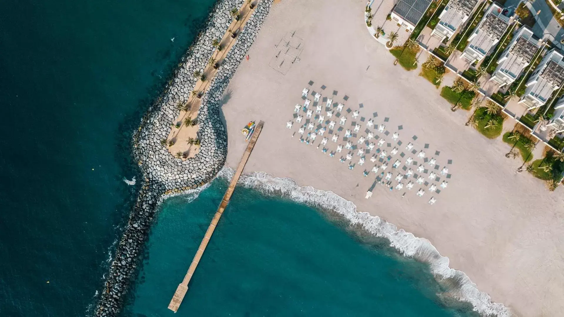 Beach, Bird's-eye View in Address Beach Resort Fujairah