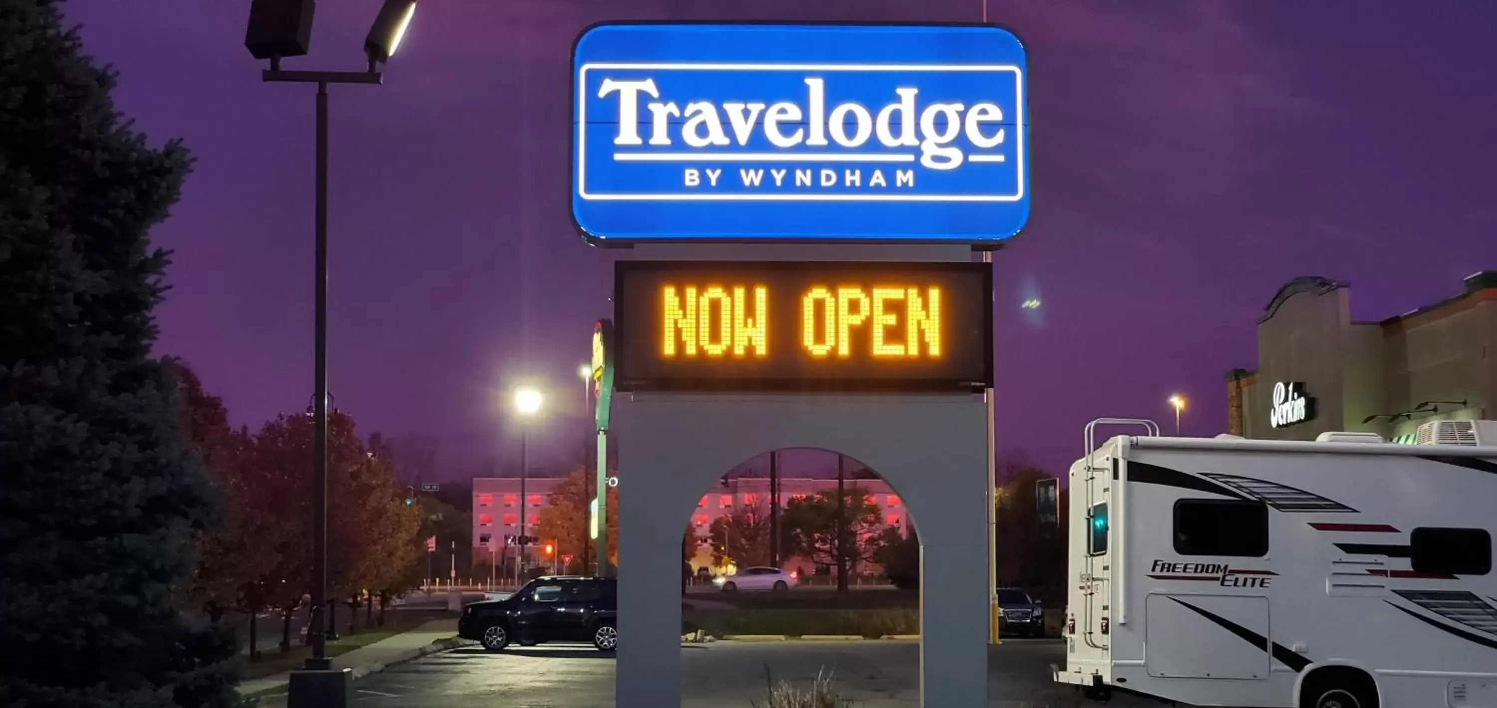 Property logo or sign in Travelodge by Wyndham Elkhart
