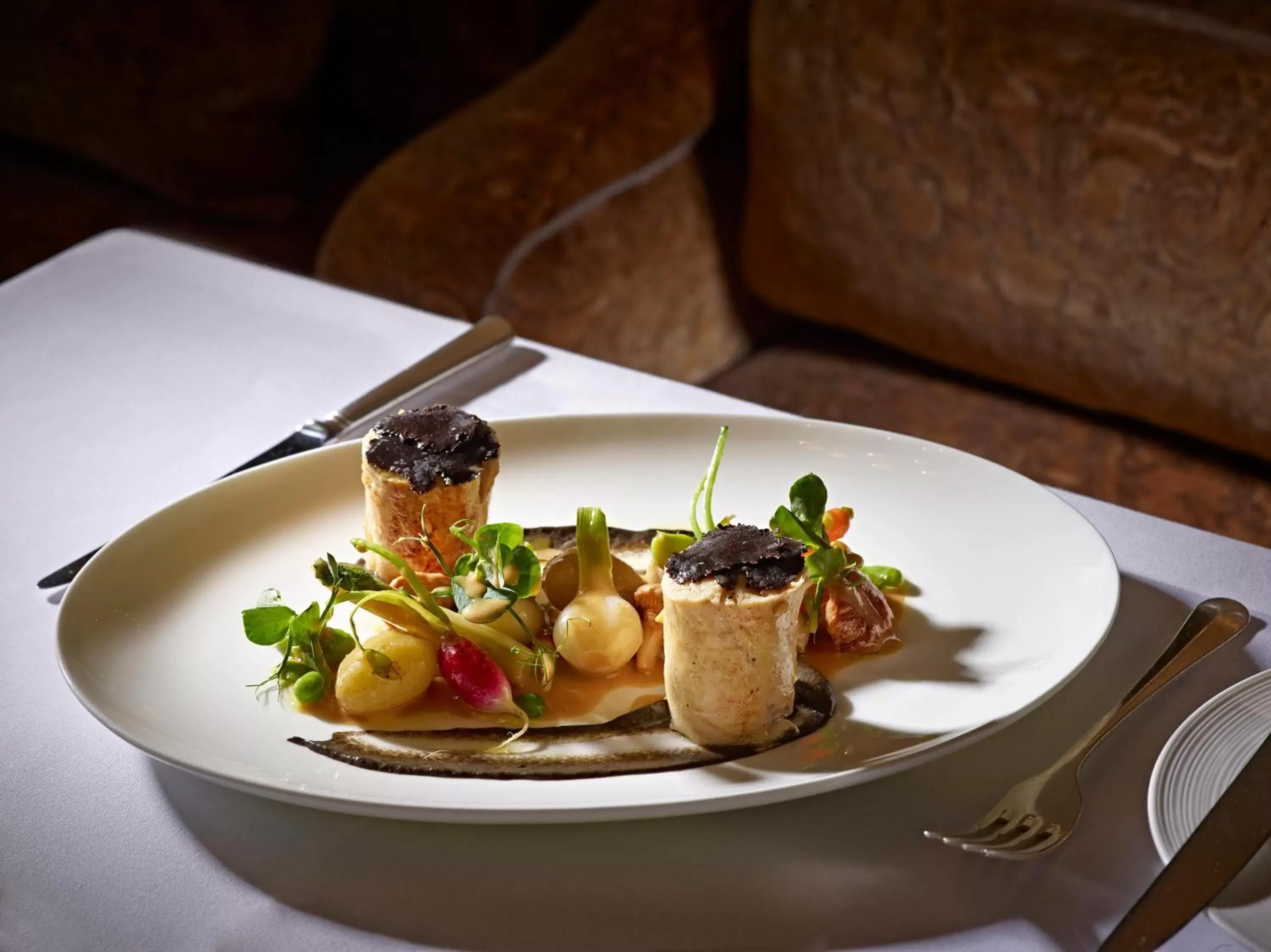 Food close-up, Food in Cliveden House - an Iconic Luxury Hotel