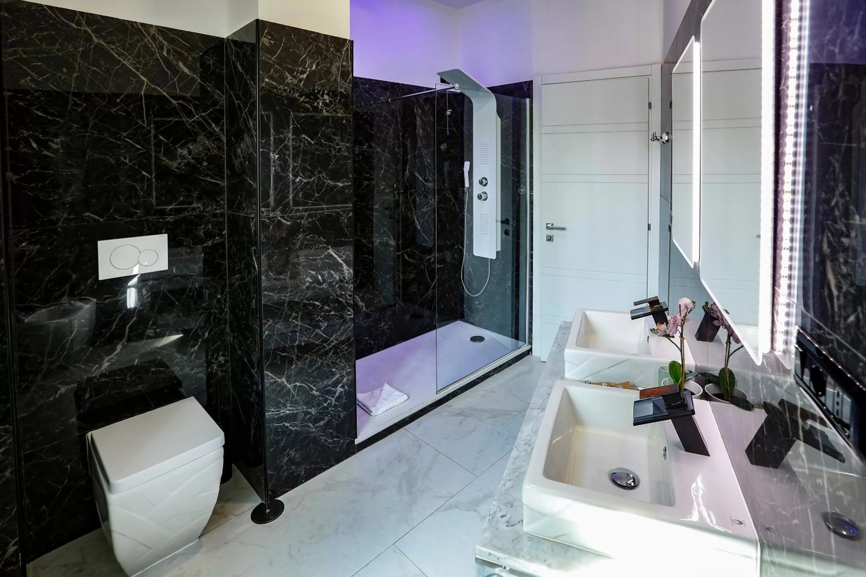 Shower in Escape Luxury Suite - CA Domus Collection