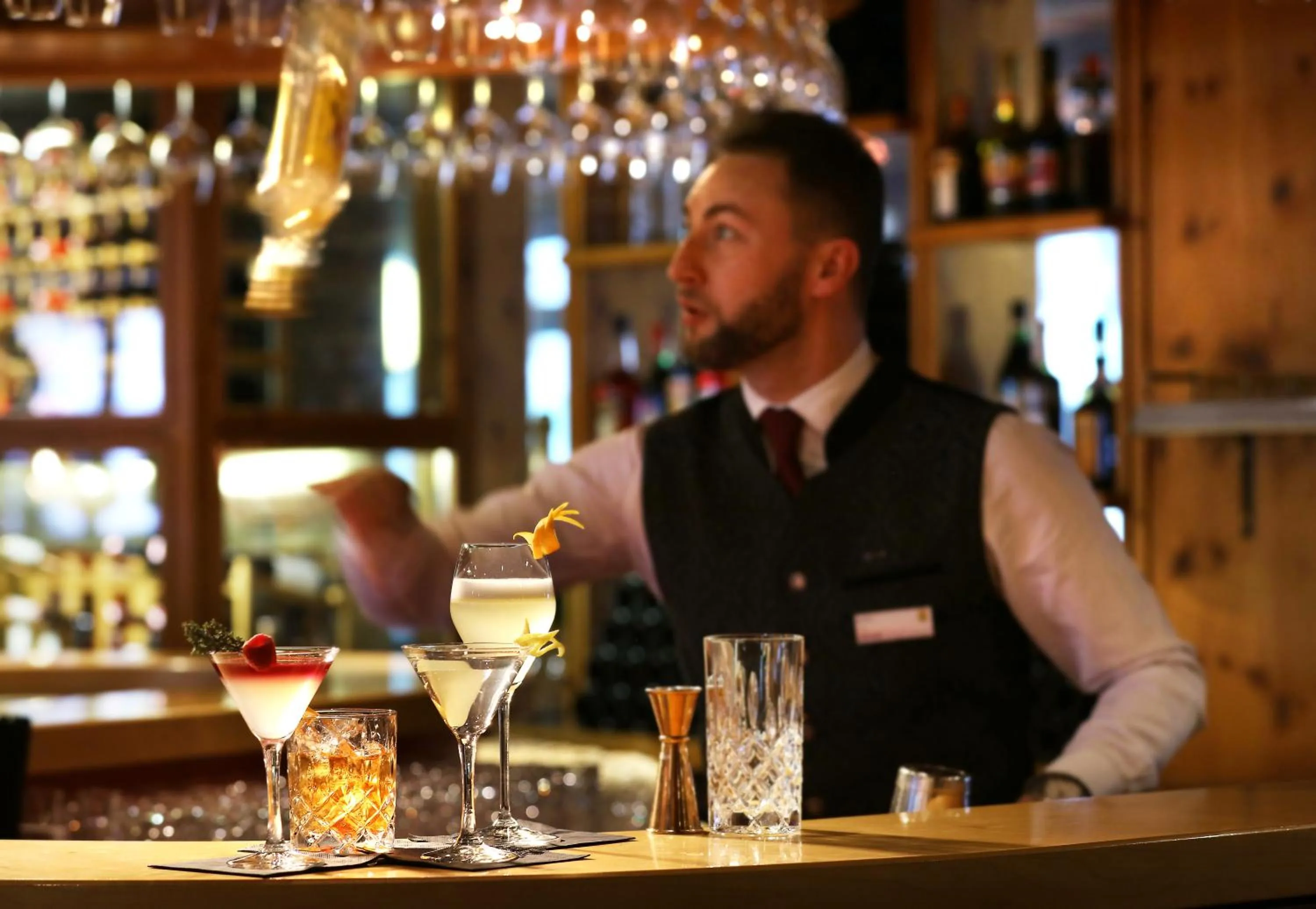 Lounge or bar in JUFA Alpenhotel Saalbach