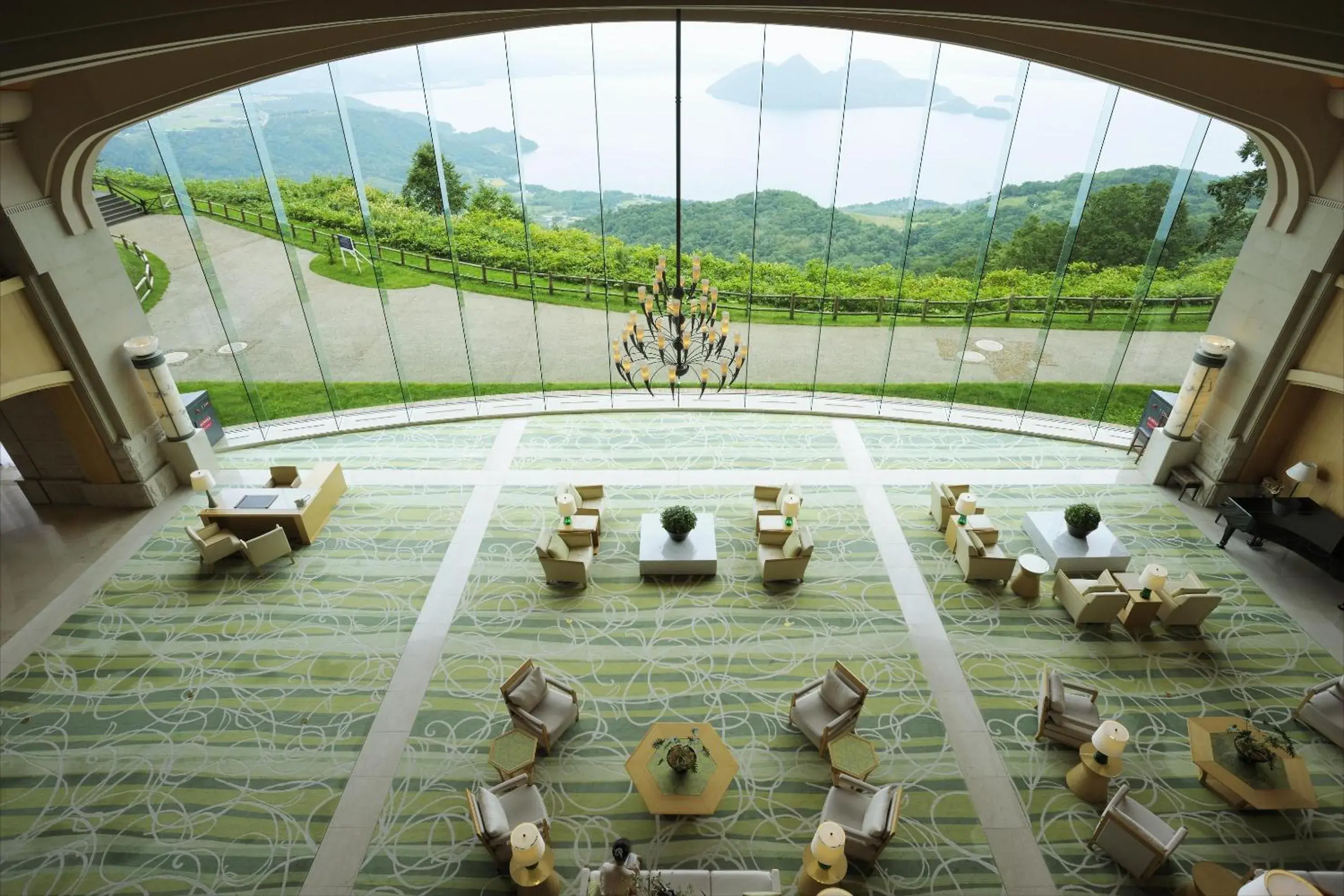 Lobby or reception in The Windsor Hotel Toya Resort & Spa