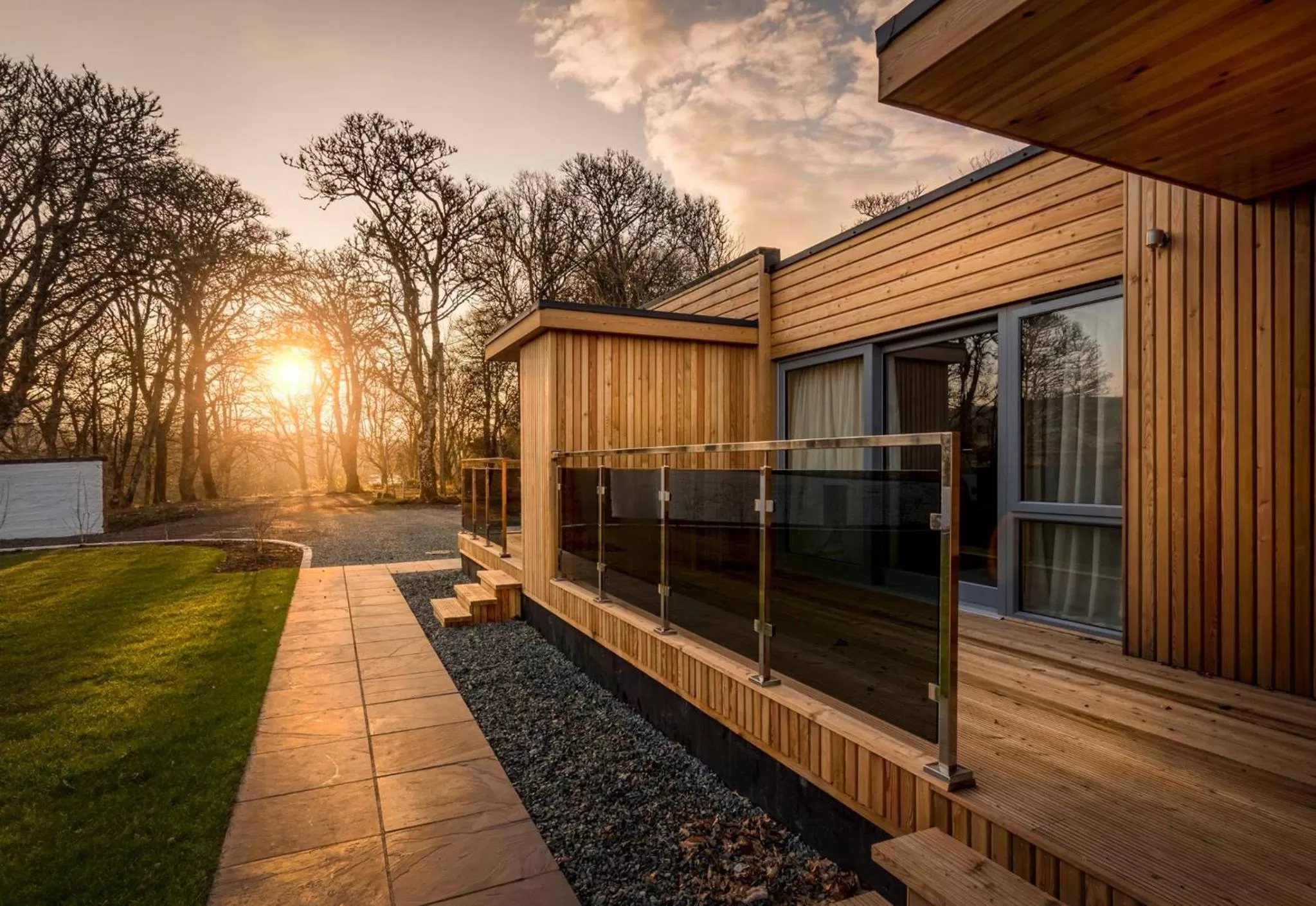 Garden in Skeabost House Hotel