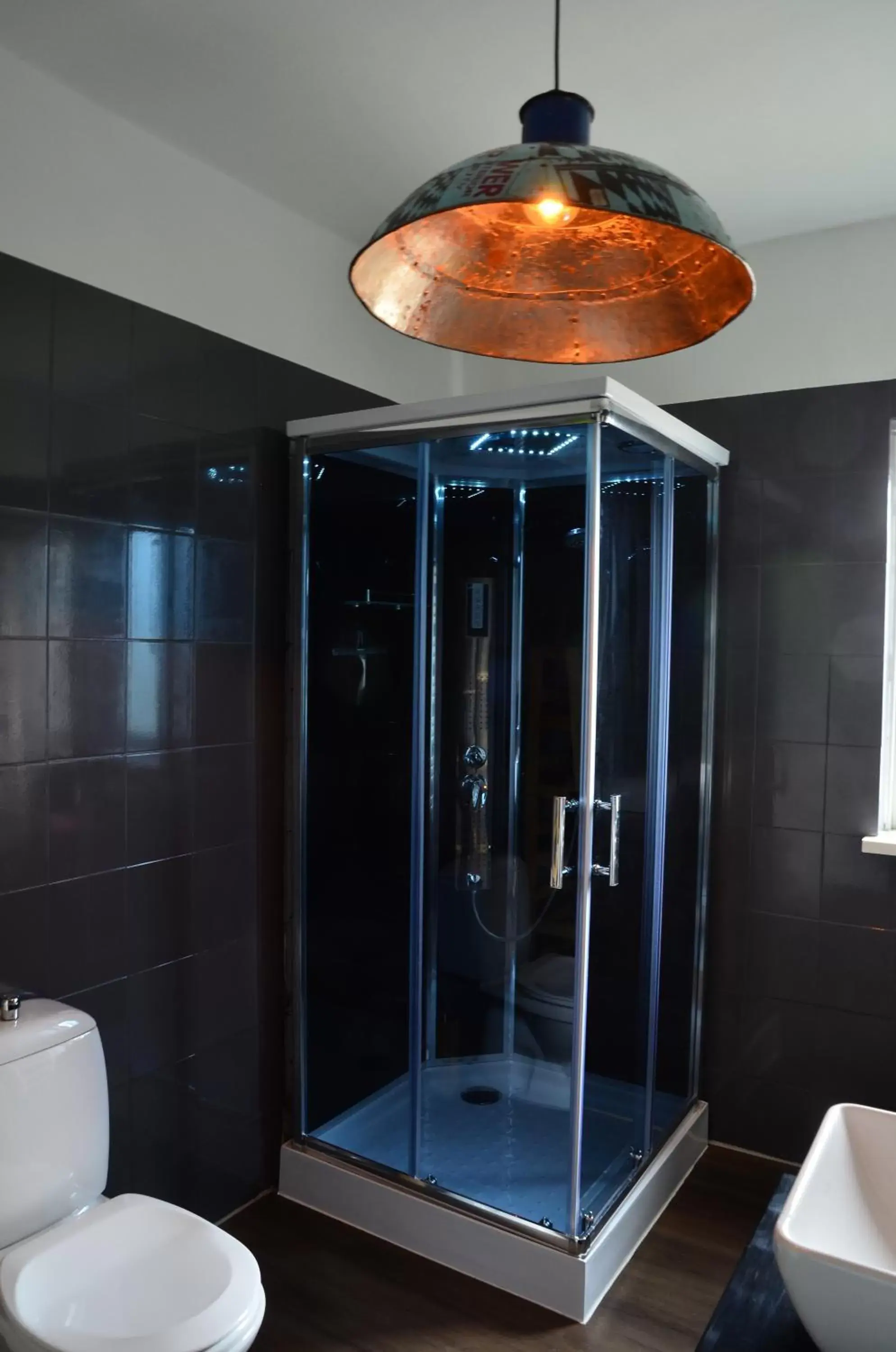 Shower, Bathroom in Wellness Bed & Breakfast Pergamo