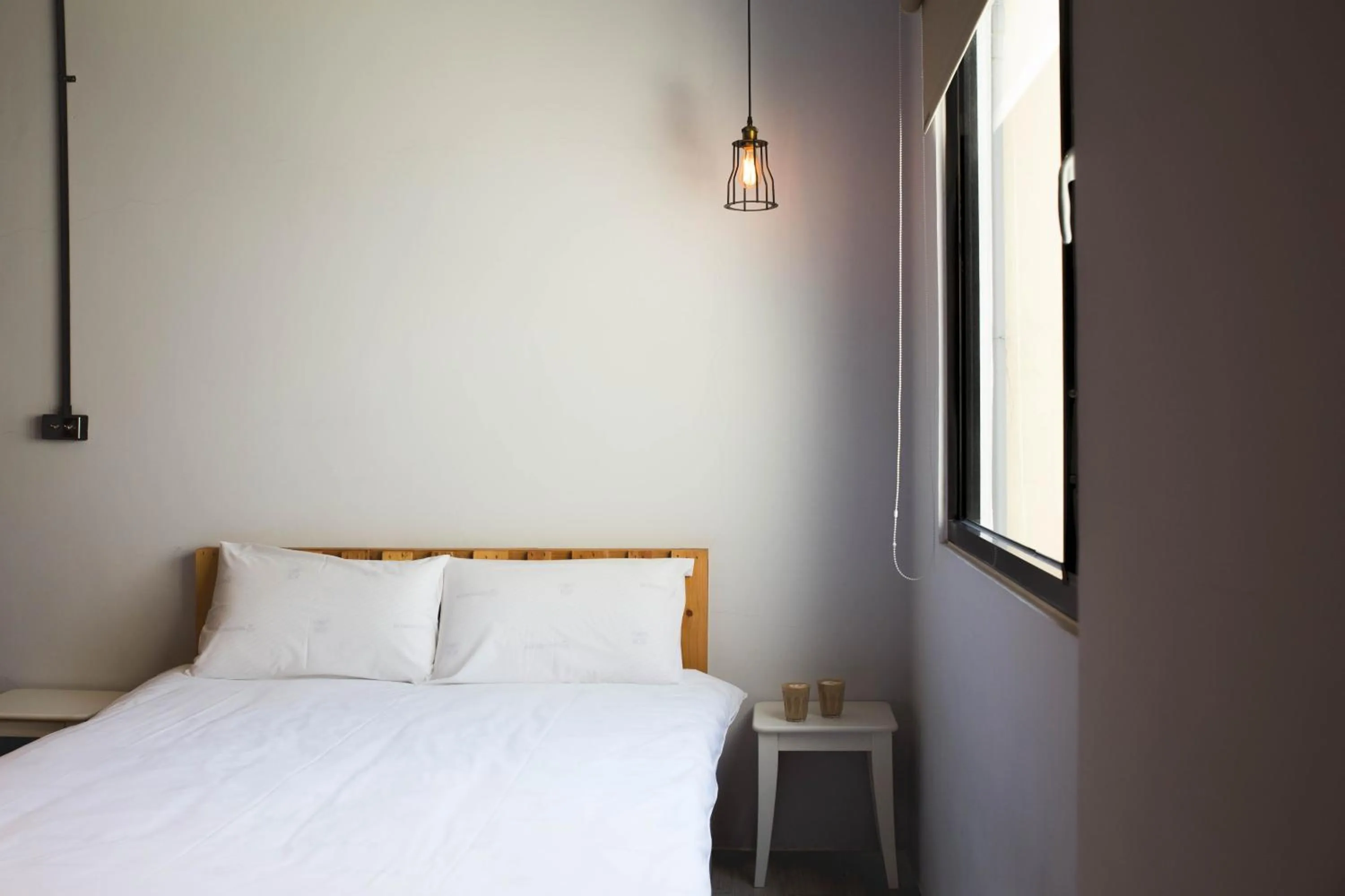 Bed in 被愛咖啡小旅館 Birdeye Garden