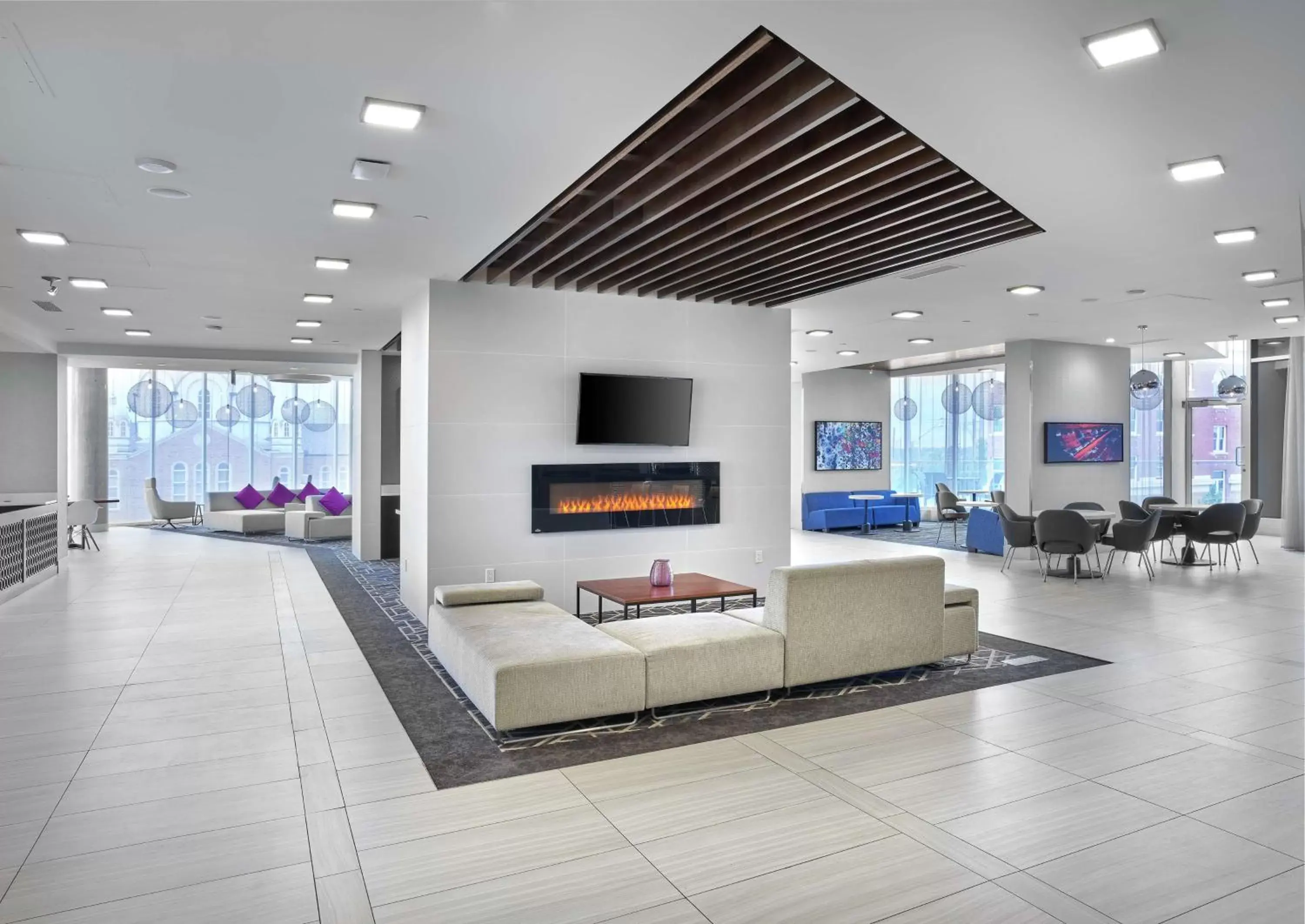 Lobby or reception in DoubleTree by Hilton Edmonton Downtown Lobby or reception in DoubleTree by Hilton Edmonton Downtown