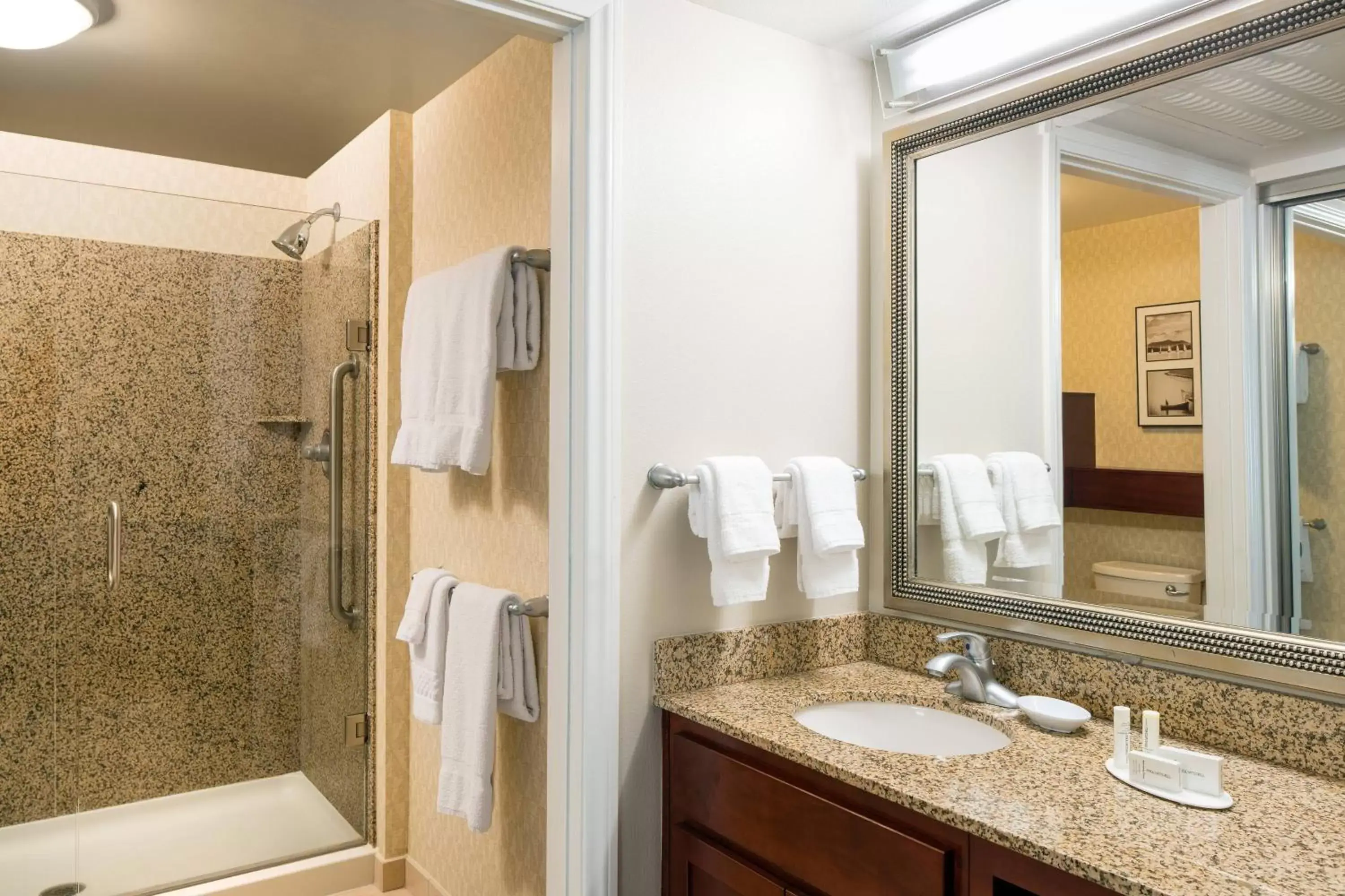 Bathroom in Residence Inn Long Beach Downtown