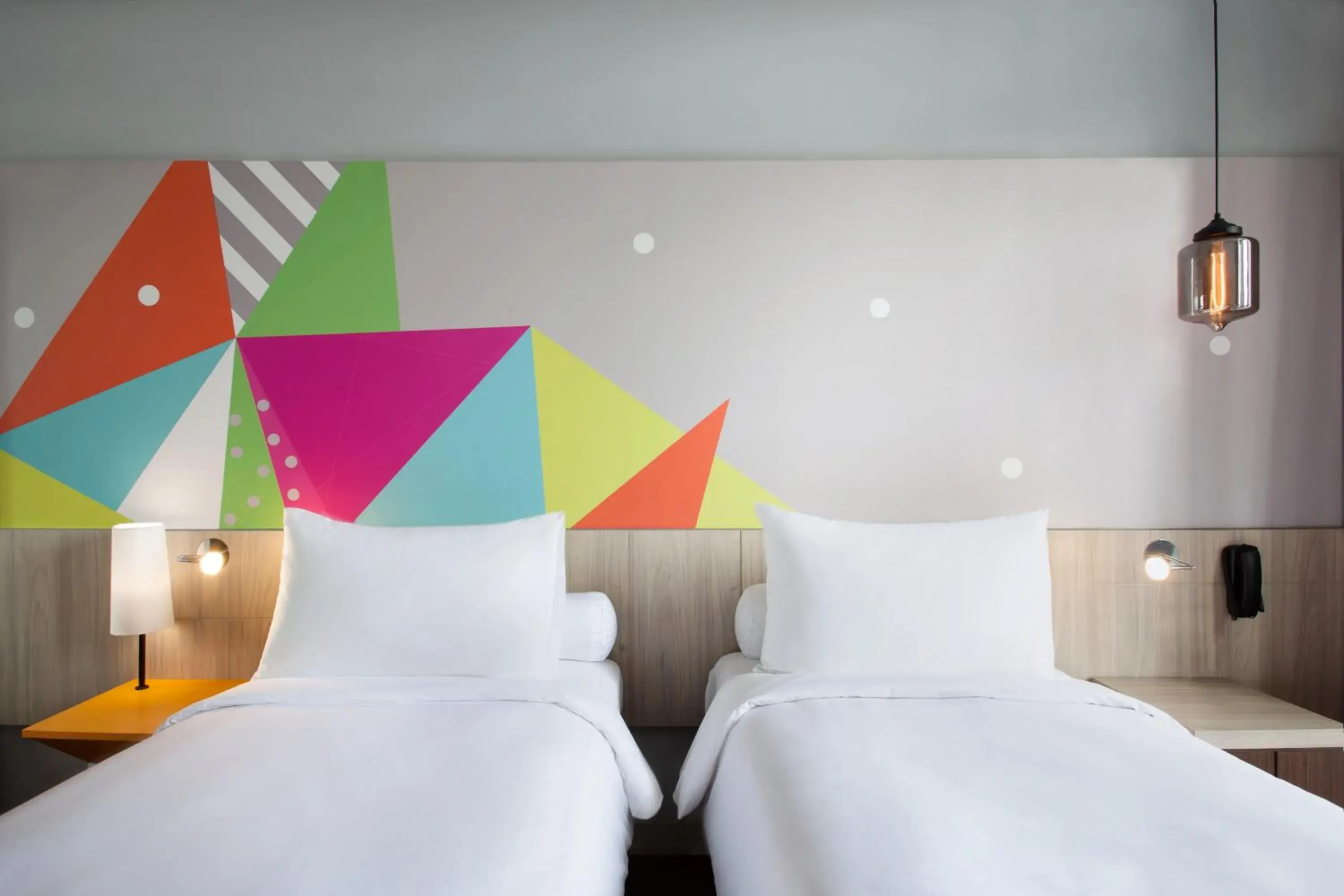 Bedroom, Bed in Ibis Styles Jakarta Sunter