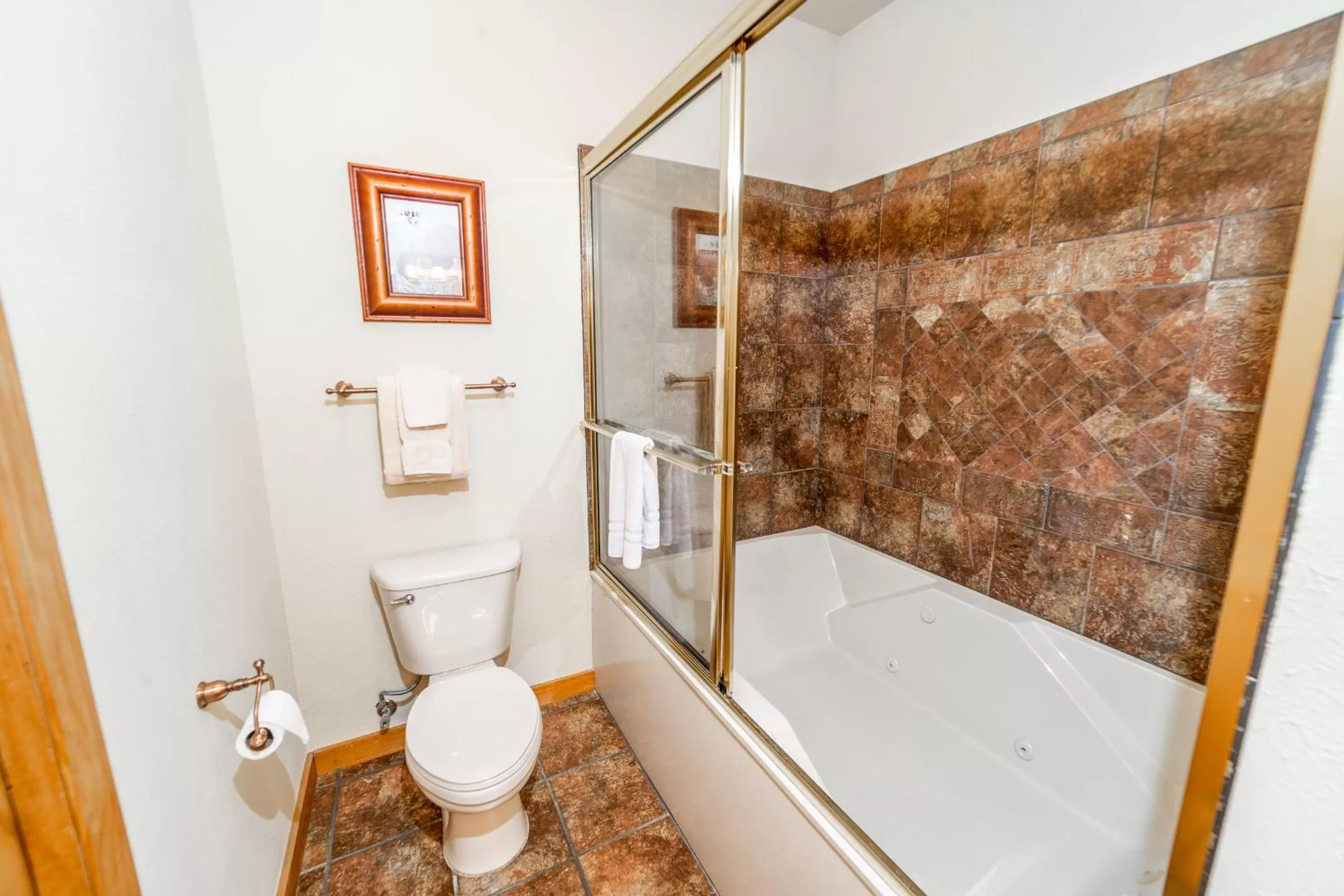 Bathroom in Cabins at Grand Mountain