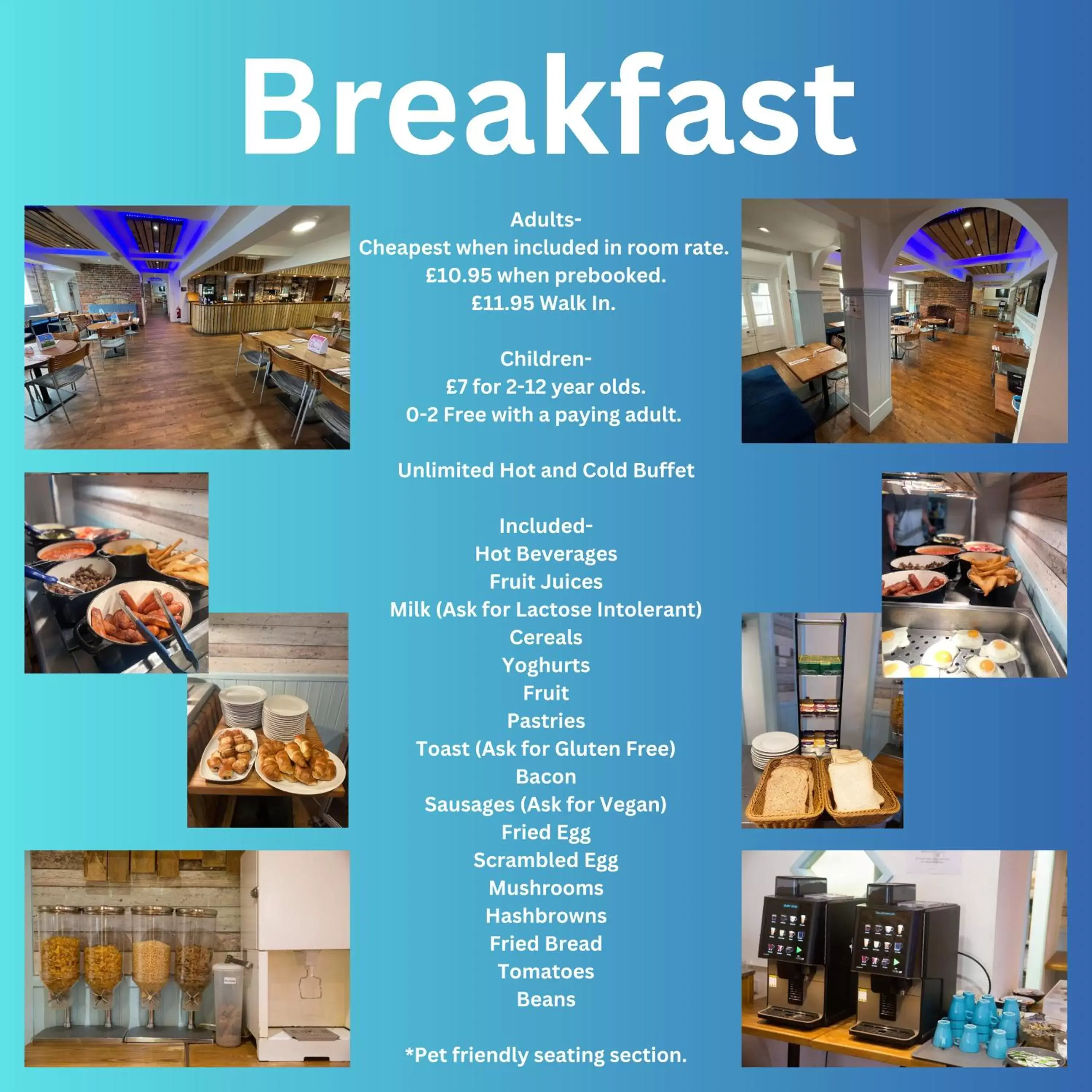 Breakfast in The Jubilee Hotel - with Spa and Restaurant and Entertainment