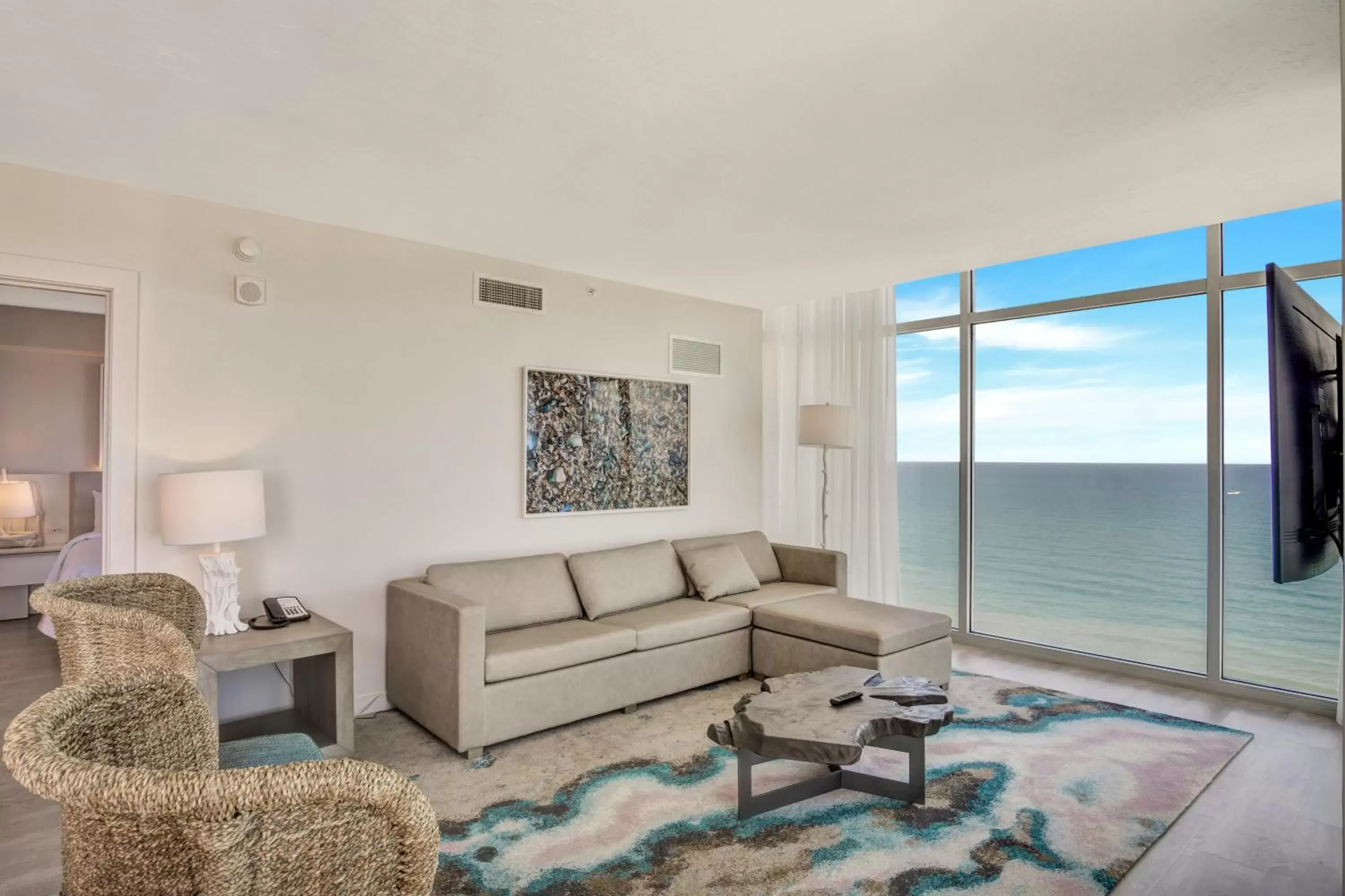 Seating Area in Daytona Grande Oceanfront Resort