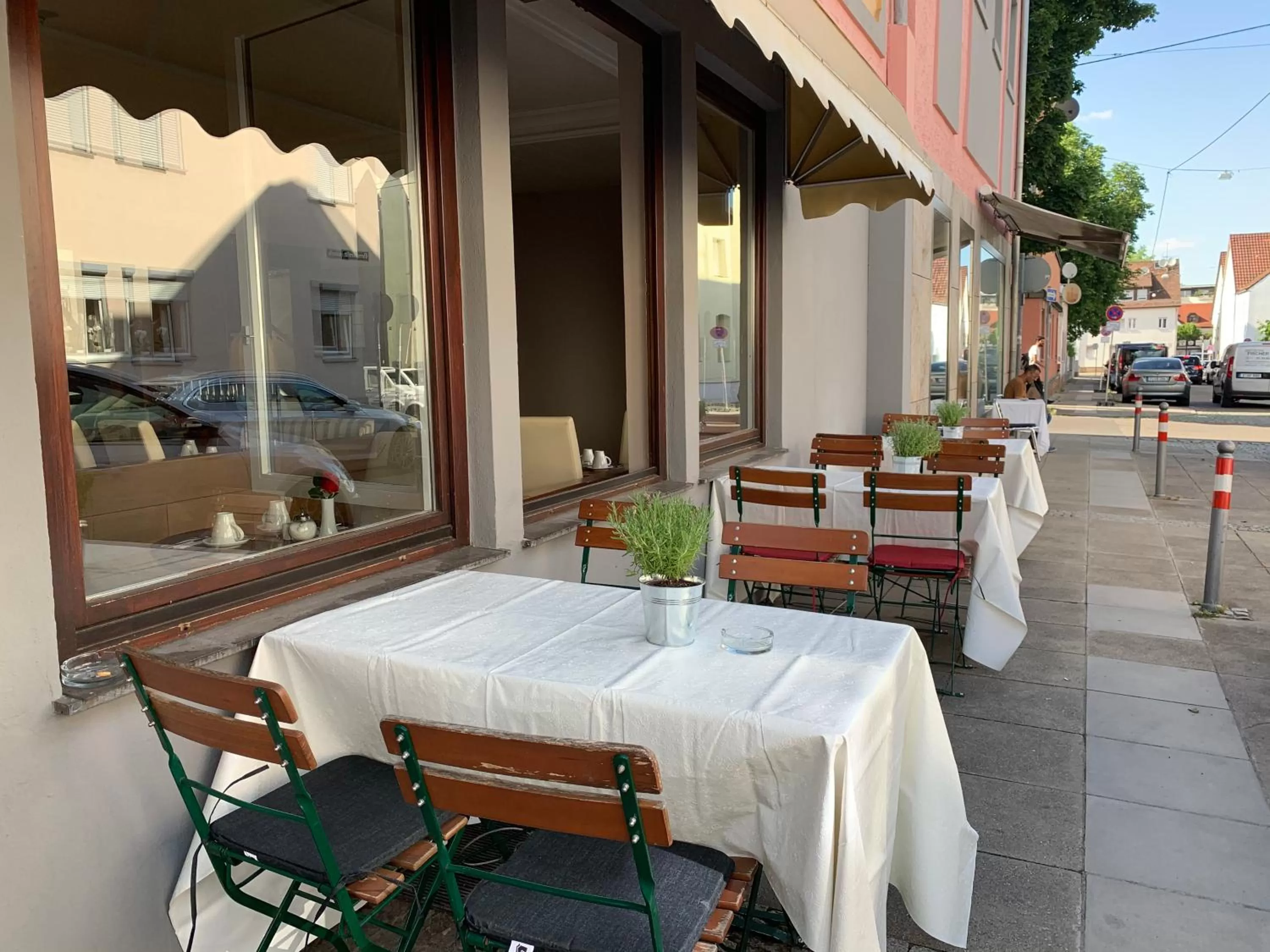 Patio in Hafner Hotel- Apartment
