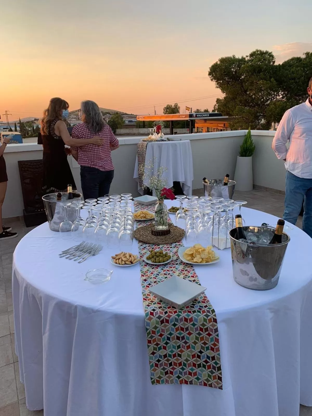 group of guests in HOTEL Boutique ÁNGEL