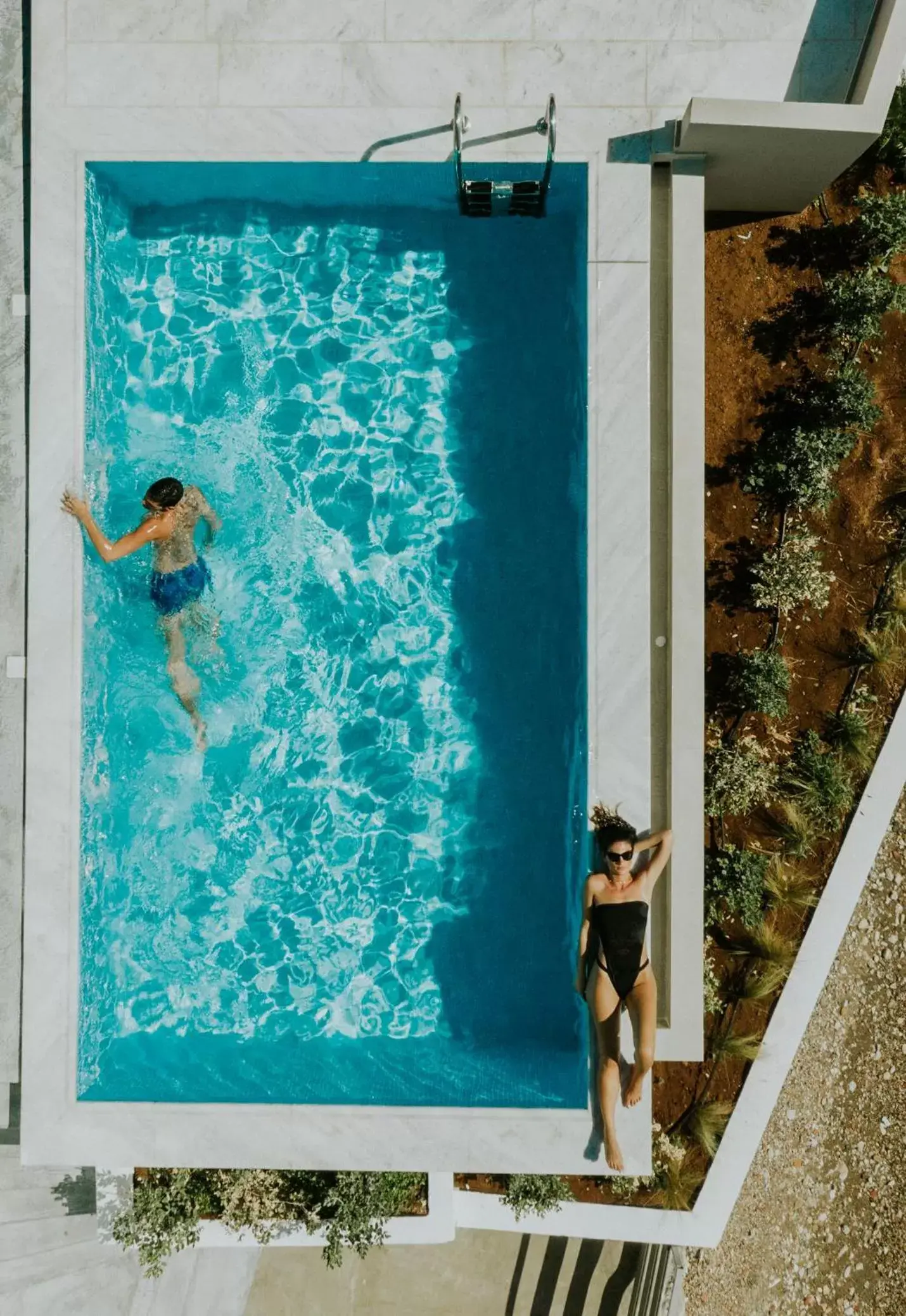 People, Swimming Pool in Pefkaki Boutique Hotel Loutraki