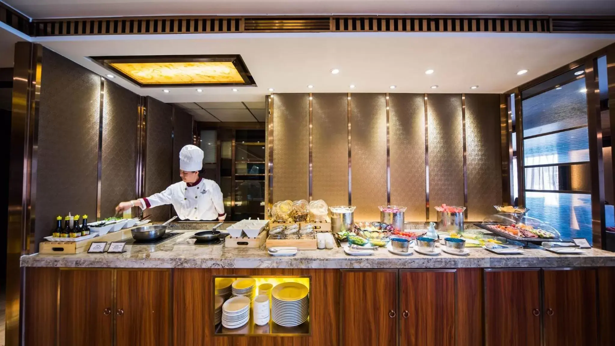 Lobby or reception, Food in Marco Polo Parkside, Beijing