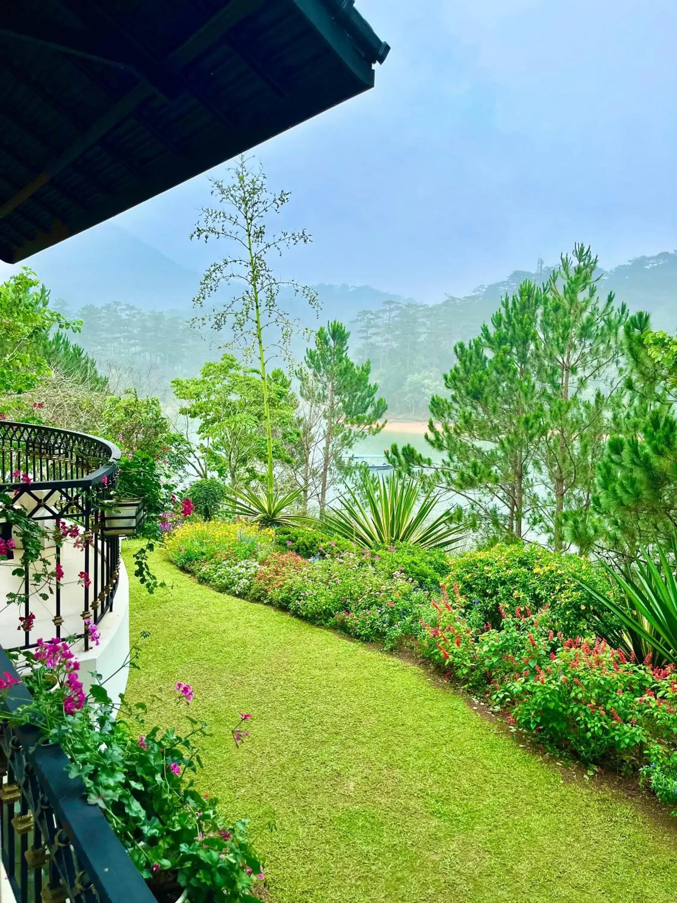 Garden view in Binh An Village Resort Garden view in Binh An Village Resort