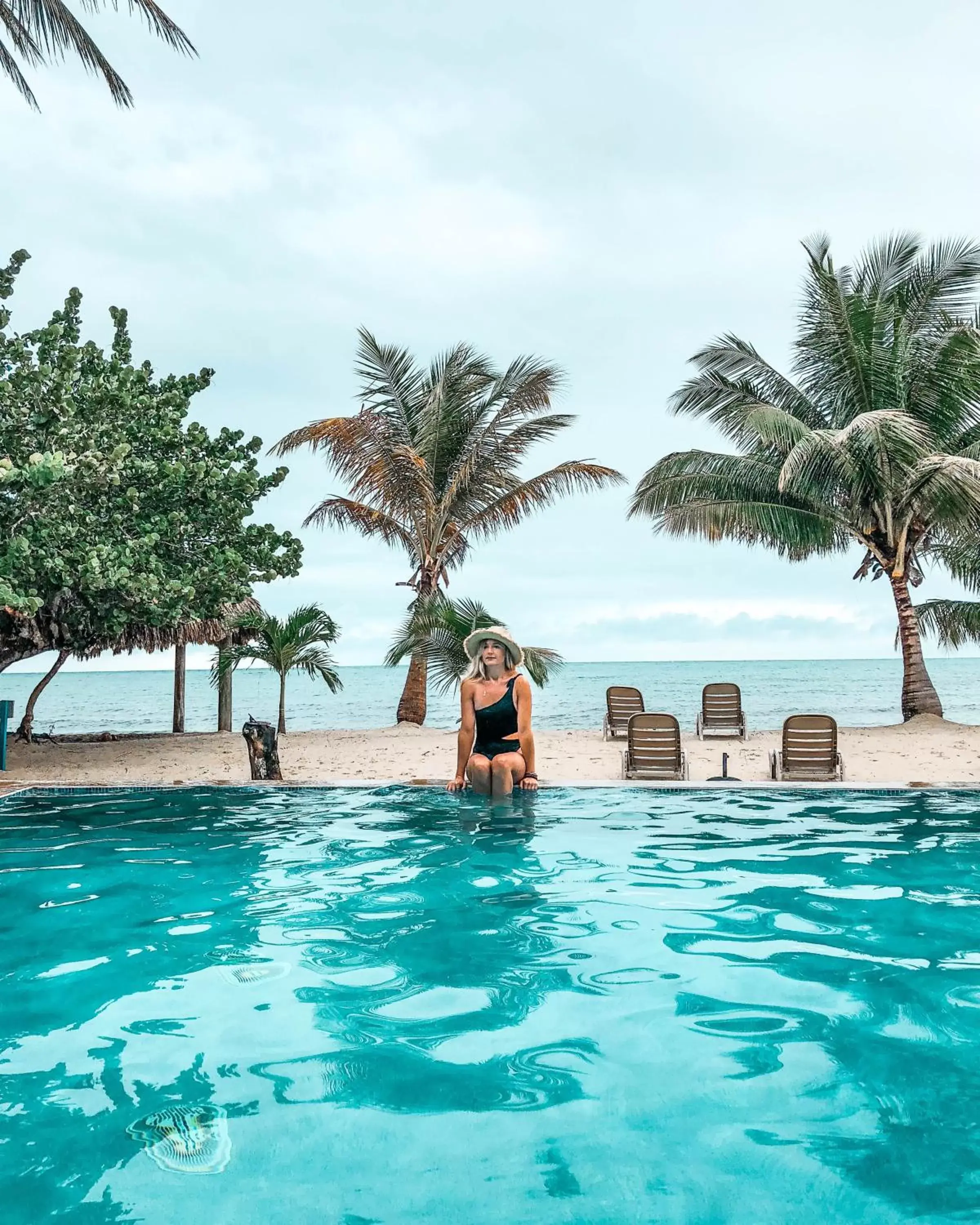 Beach, Swimming Pool in Mariposa Belize Beach Resort