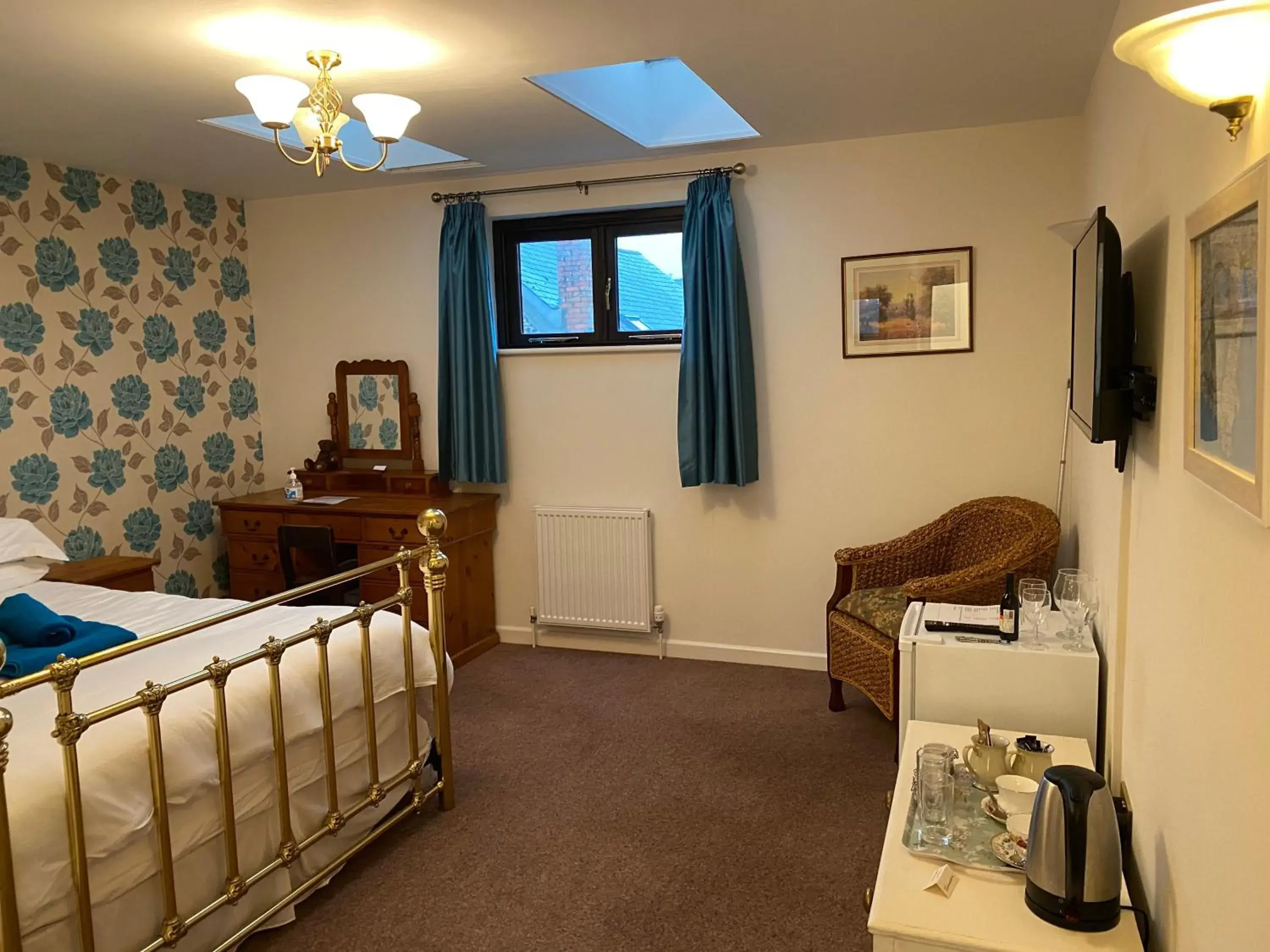 Bedroom, Seating Area in Station House, Dartmoor and Coast located, Village centre Hotel