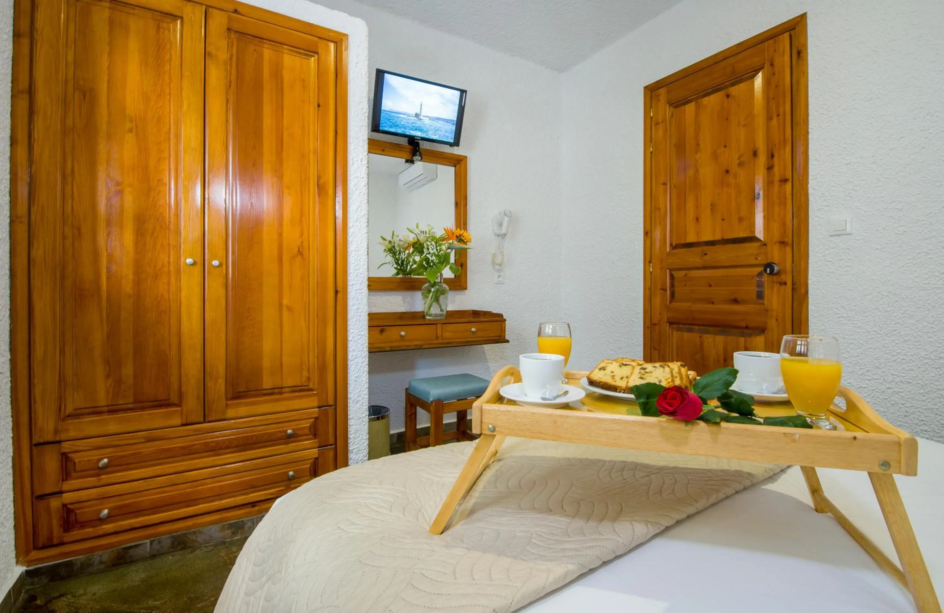 Bed in Folia Apartments Chania