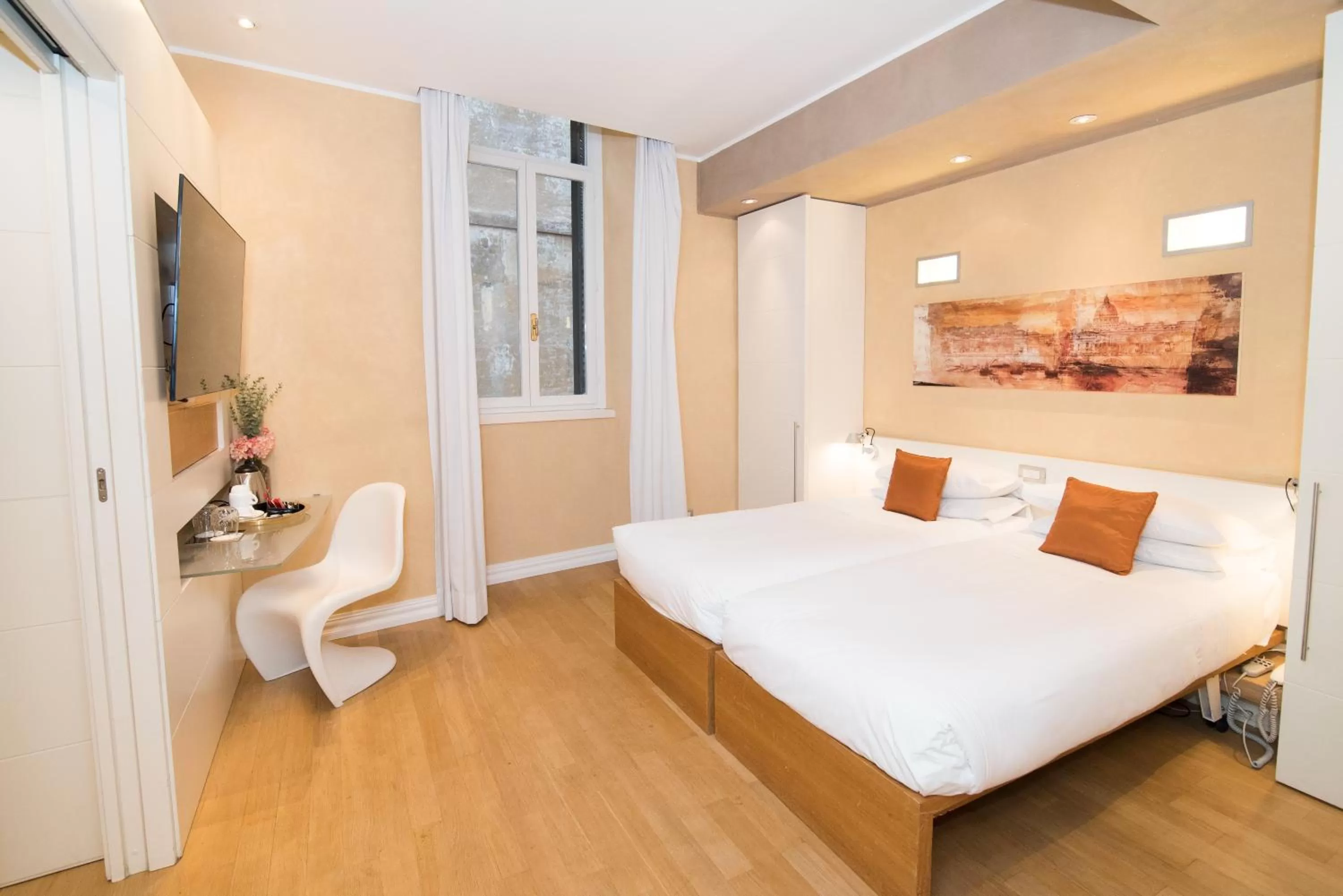 Photo of the whole room, Bed in Hotel White