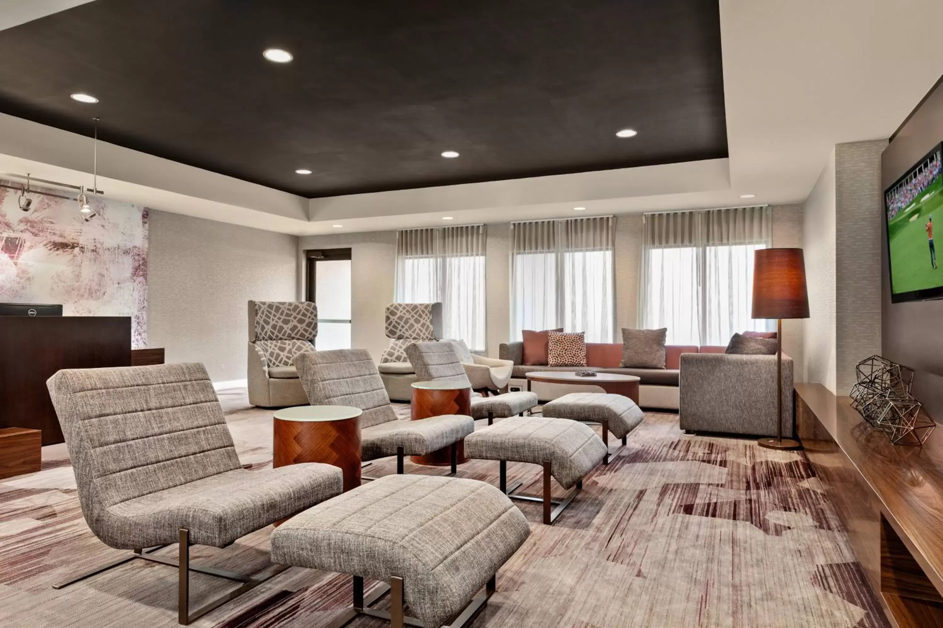 Lobby or reception, Seating Area in Courtyard by Marriott San Jose South/Morgan Hill